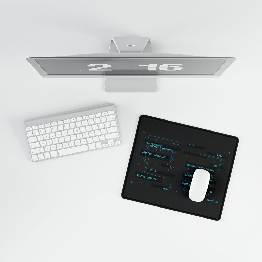 CipherCore Terminal Desk Mat — Command Surface for the Digital Operator