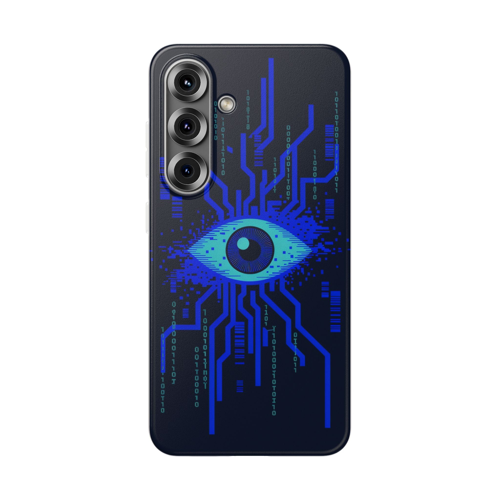 CipherCore Retinal Scan Flexi Phone Case | Digital-Era Identity Accessory