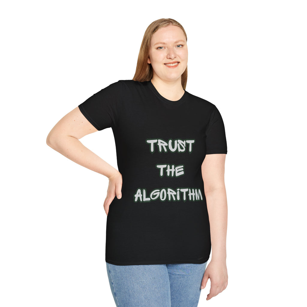 CipherCore Trust the Algorithm Graphic Tee | Digital-Era Identity Wear