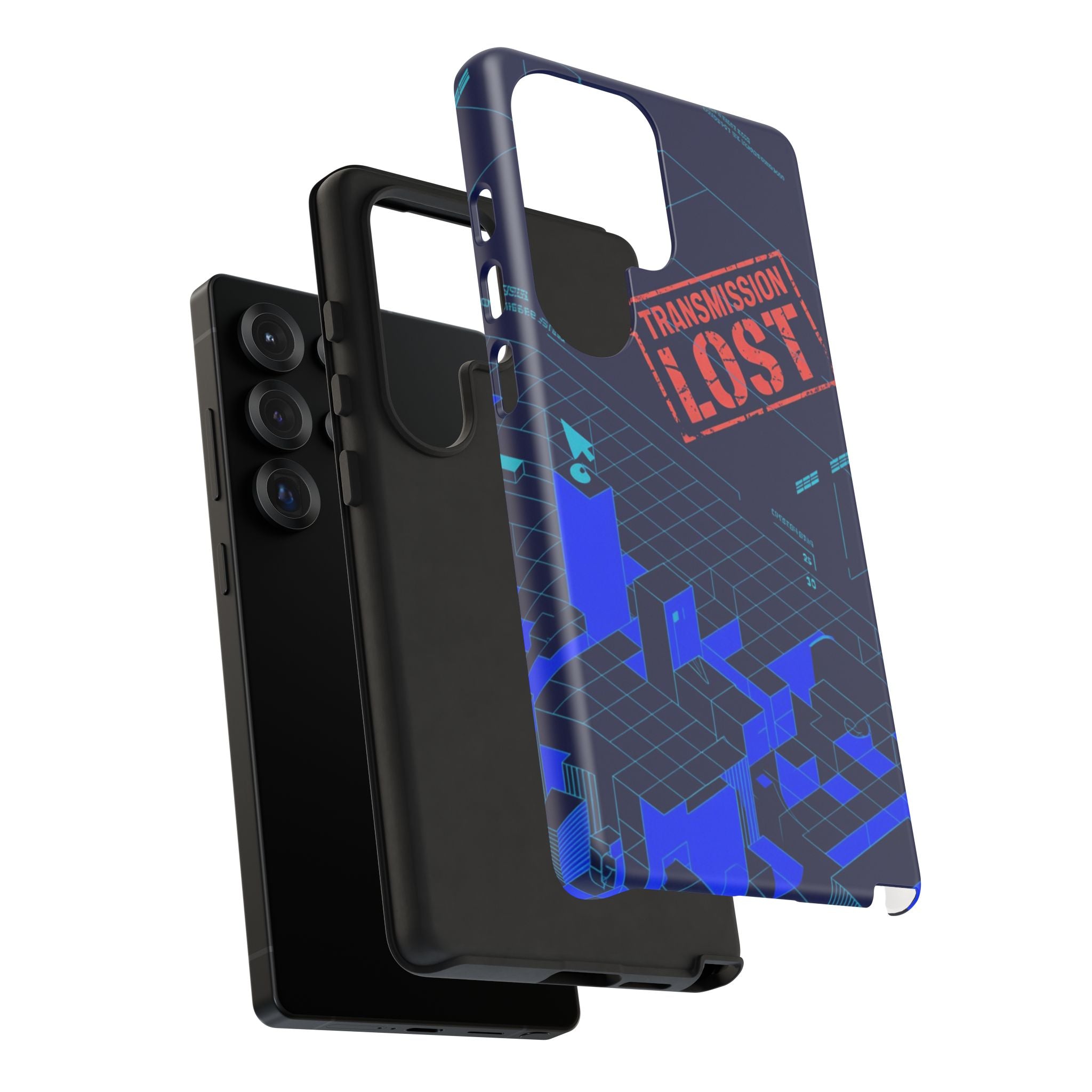 CipherCore Signal Void Flexi Phone Case | Digital-Era Identity Accessory