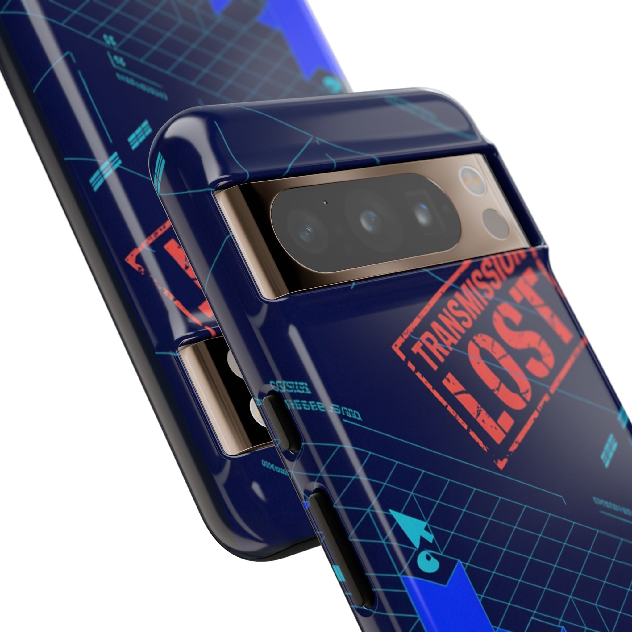 CipherCore Signal Void Flexi Phone Case | Digital-Era Identity Accessory
