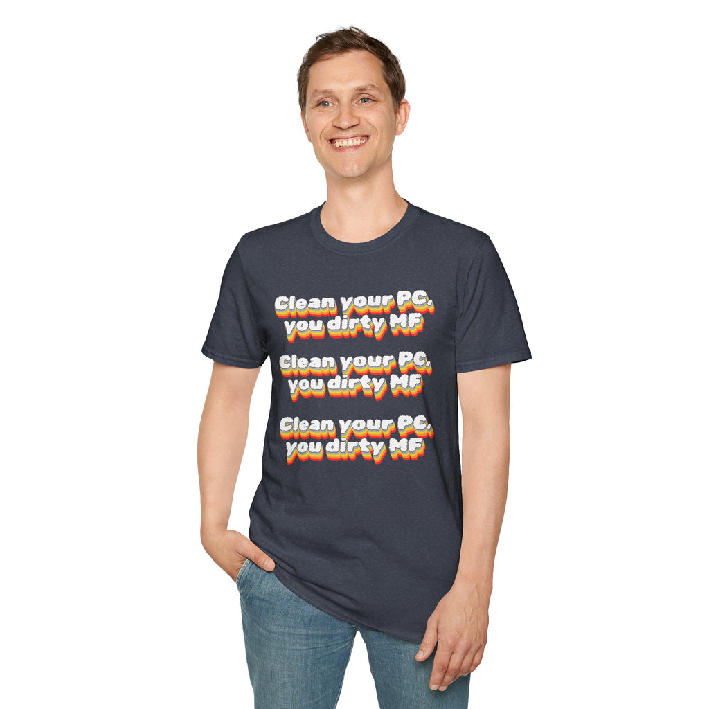 CipherCore Clean Your PC Graphic Tee | Digital-Era Identity Wear