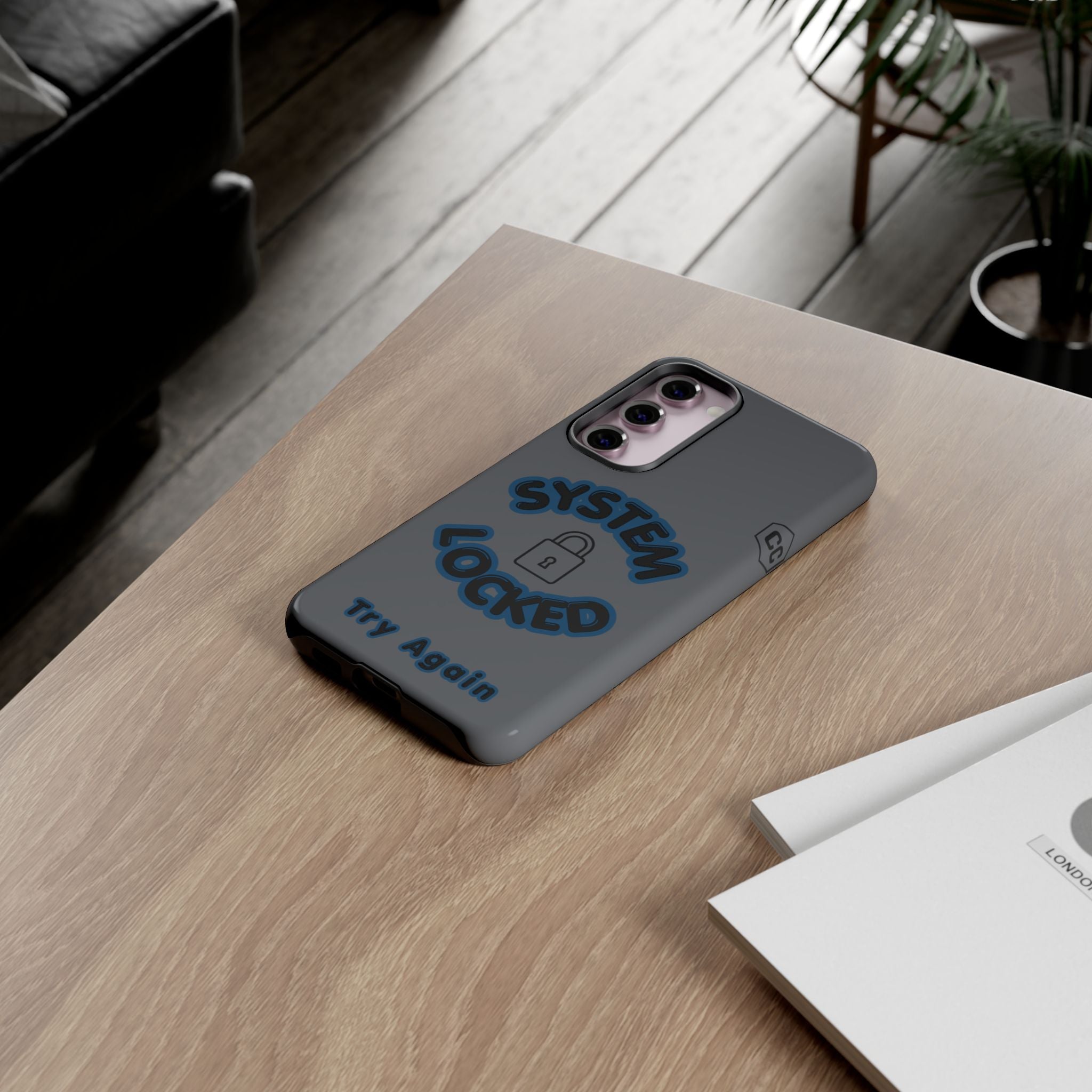 CipherCore System Locked Dual-Layer Phone Case | Digital-Era Identity Accessory