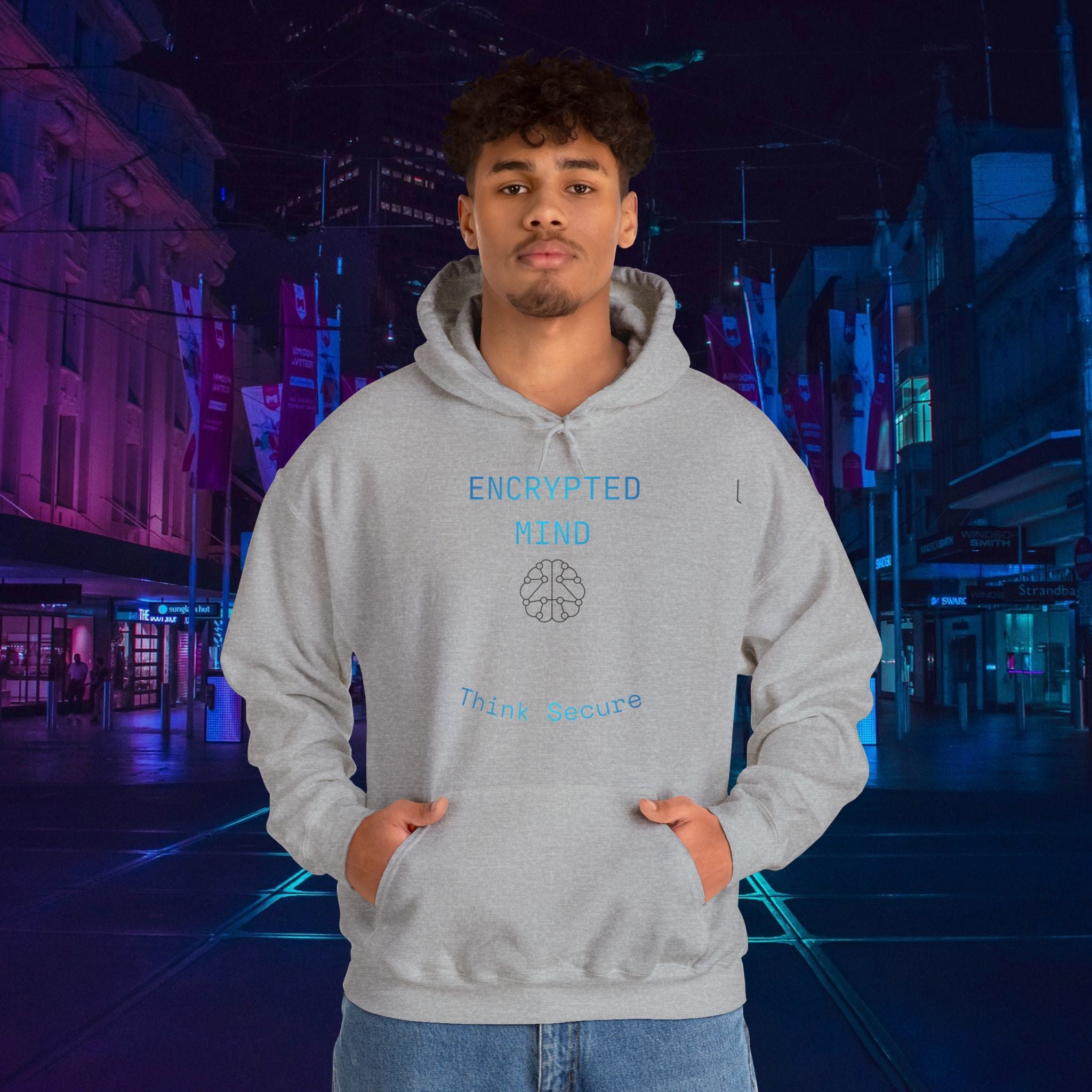 CipherCore Encrypted Mind Graphic Hoodie | Digital-Era Identity Wear