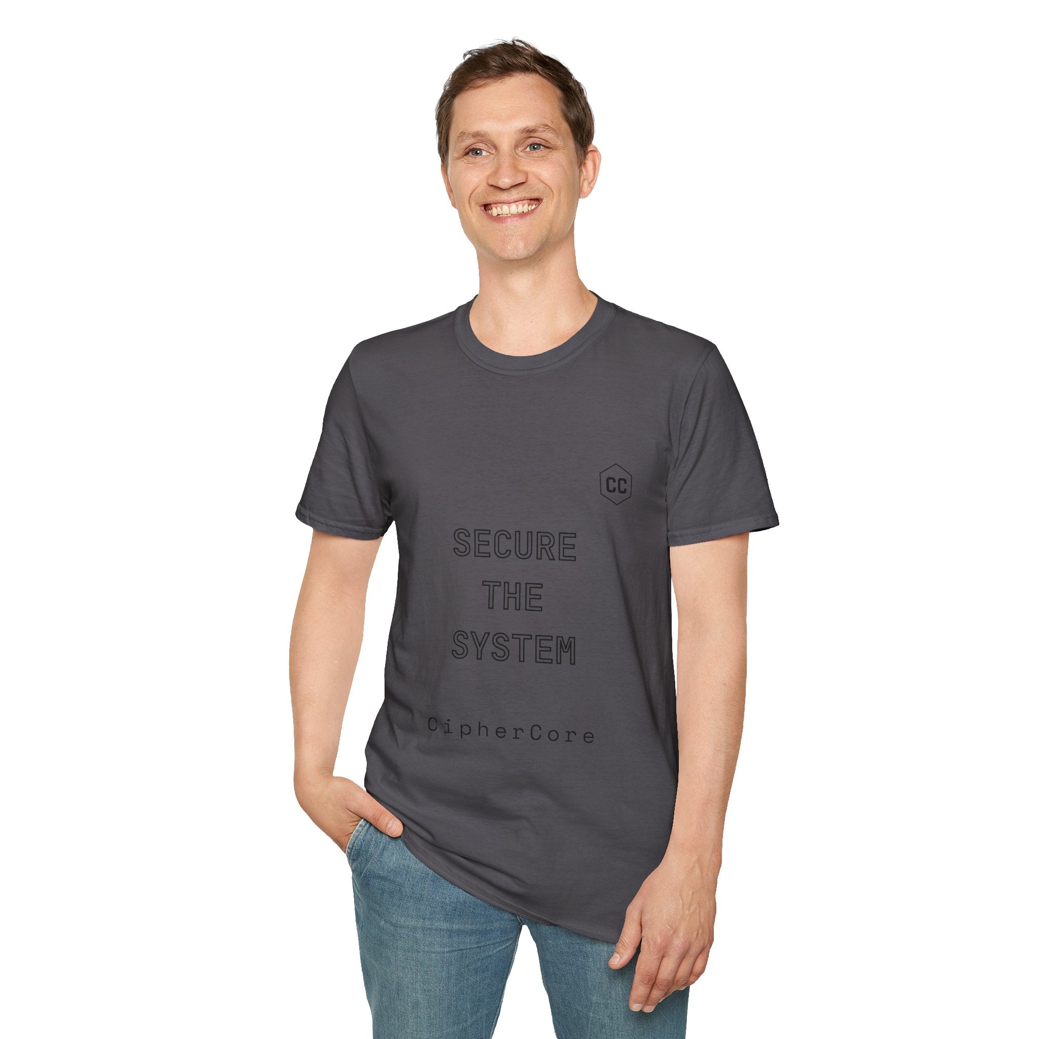 CipherCore Secure the System Graphic Tee | Digital-Era Identity Wear