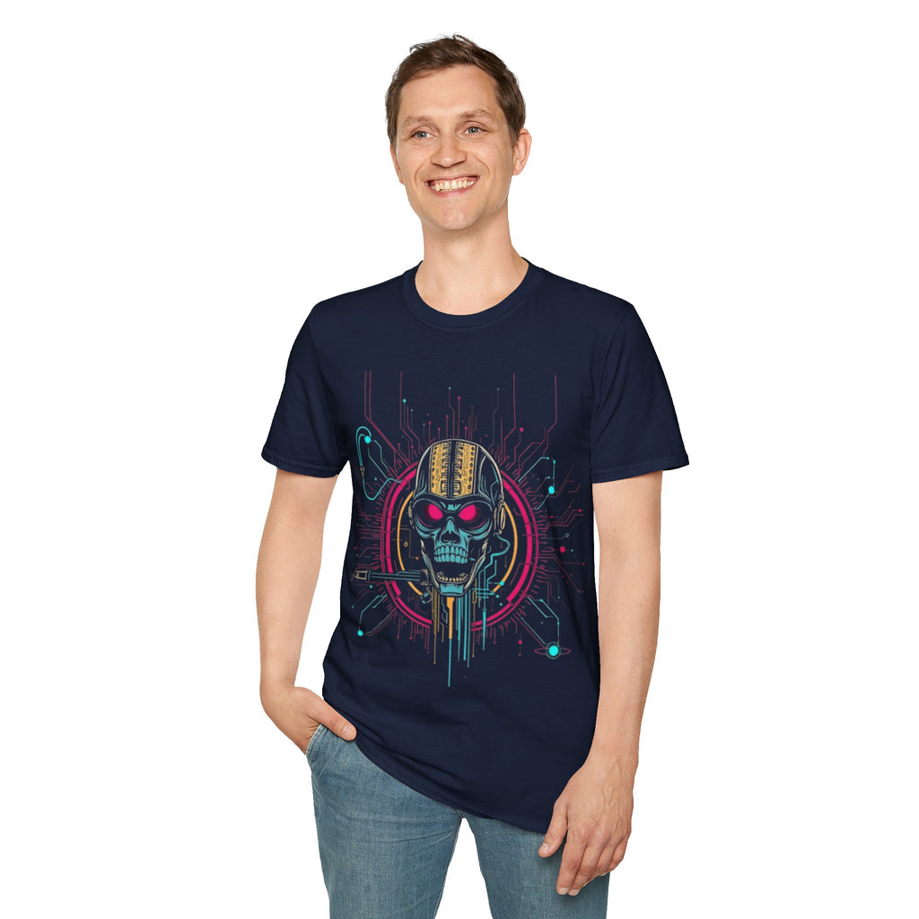 CipherCore Cyber Skull Graphic Tee | Digital-Era Identity Wear