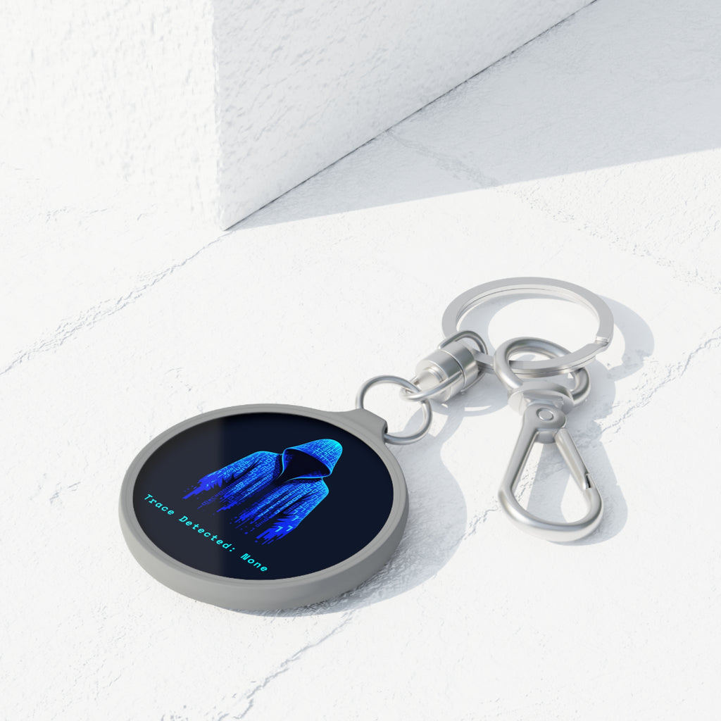 CipherCore Hacker Hoodie Acrylic Keyring | Cybersecurity Accessory