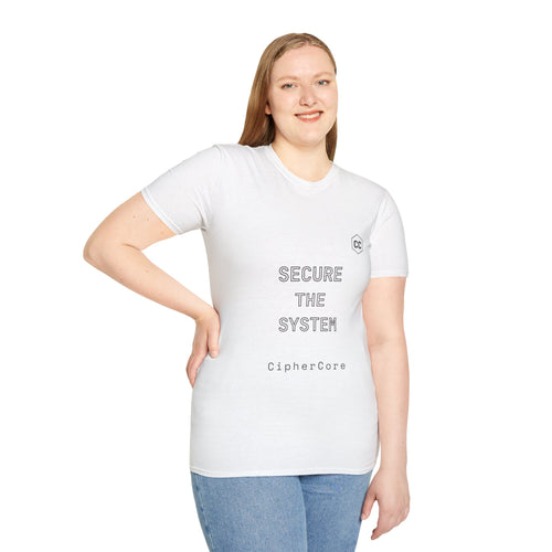 CipherCore Secure the System Graphic Tee | Digital-Era Identity Wear