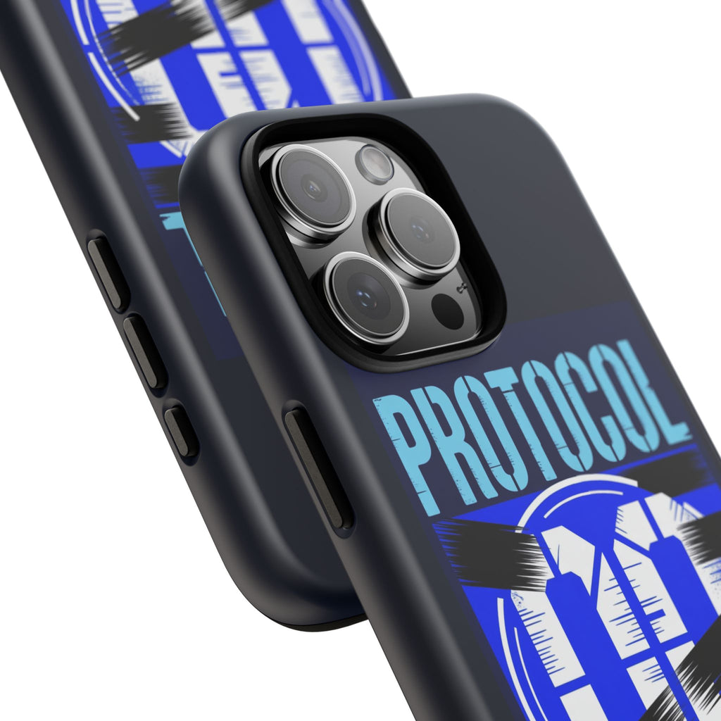 CipherCore Redacted Dual-Layer Phone Case | Digital-Era Identity Accessory