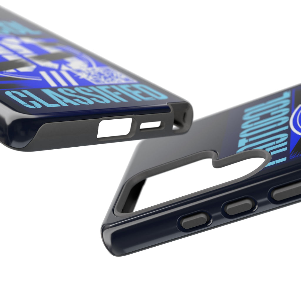 CipherCore Redacted Dual-Layer Phone Case | Digital-Era Identity Accessory