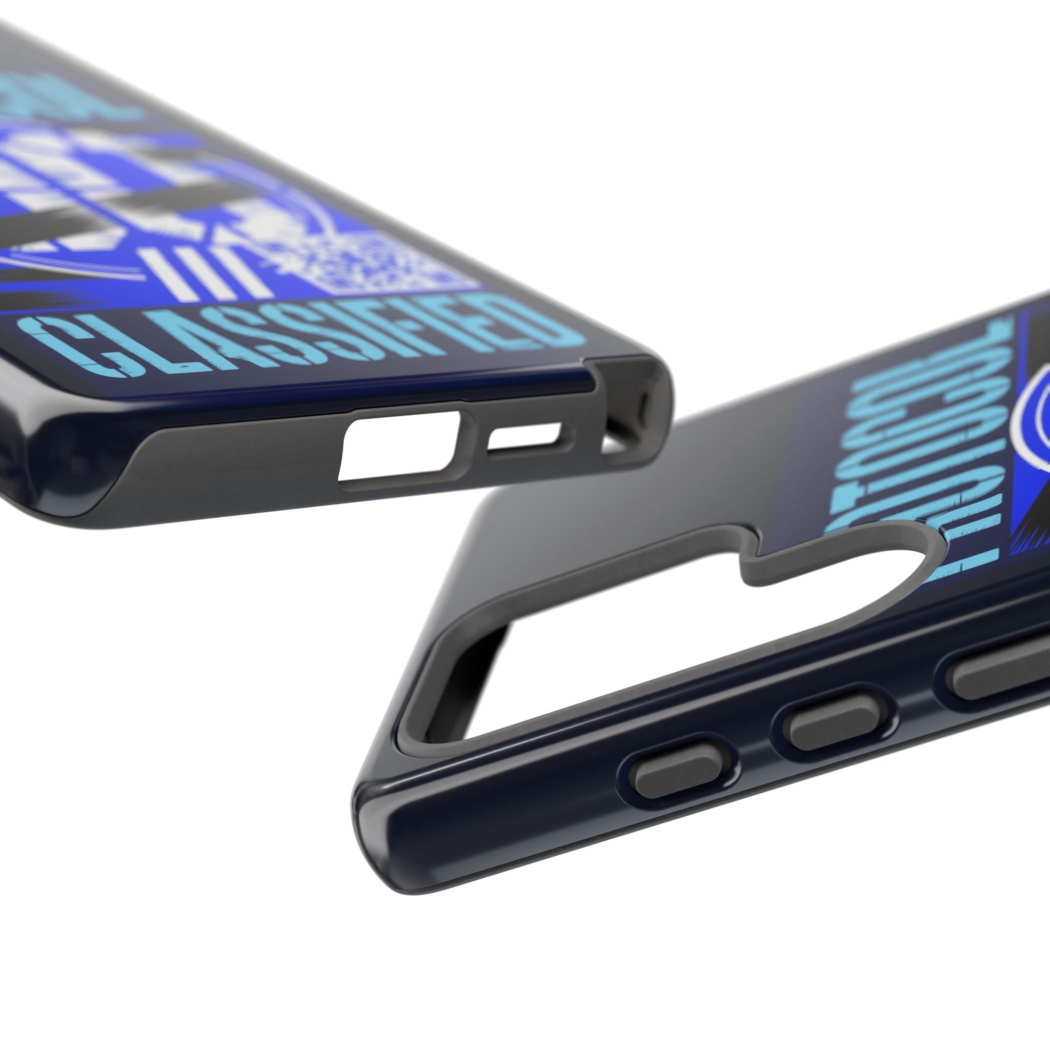 CipherCore Redacted Dual-Layer Phone Case | Digital-Era Identity Accessory