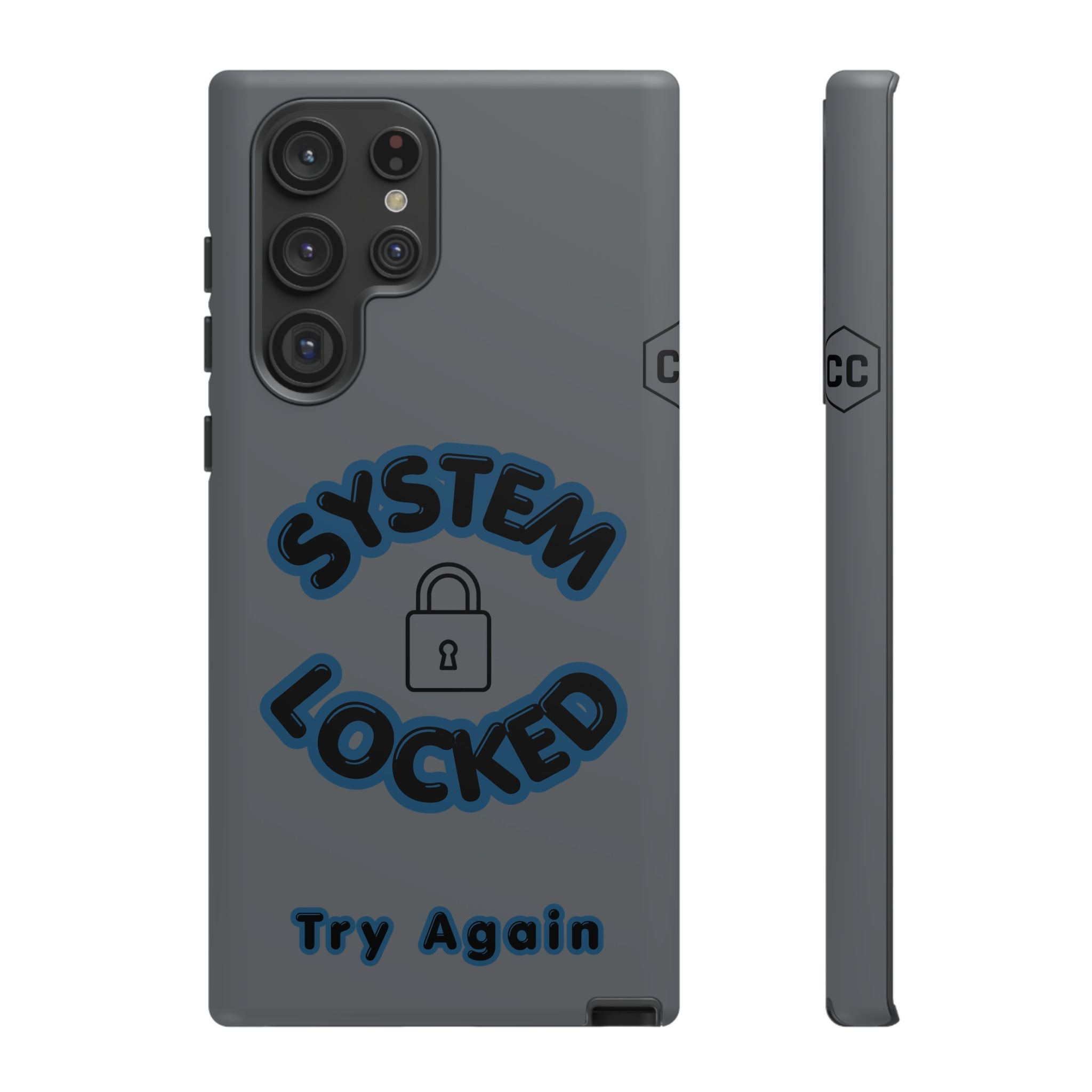 CipherCore System Locked Dual-Layer Phone Case | Digital-Era Identity Accessory