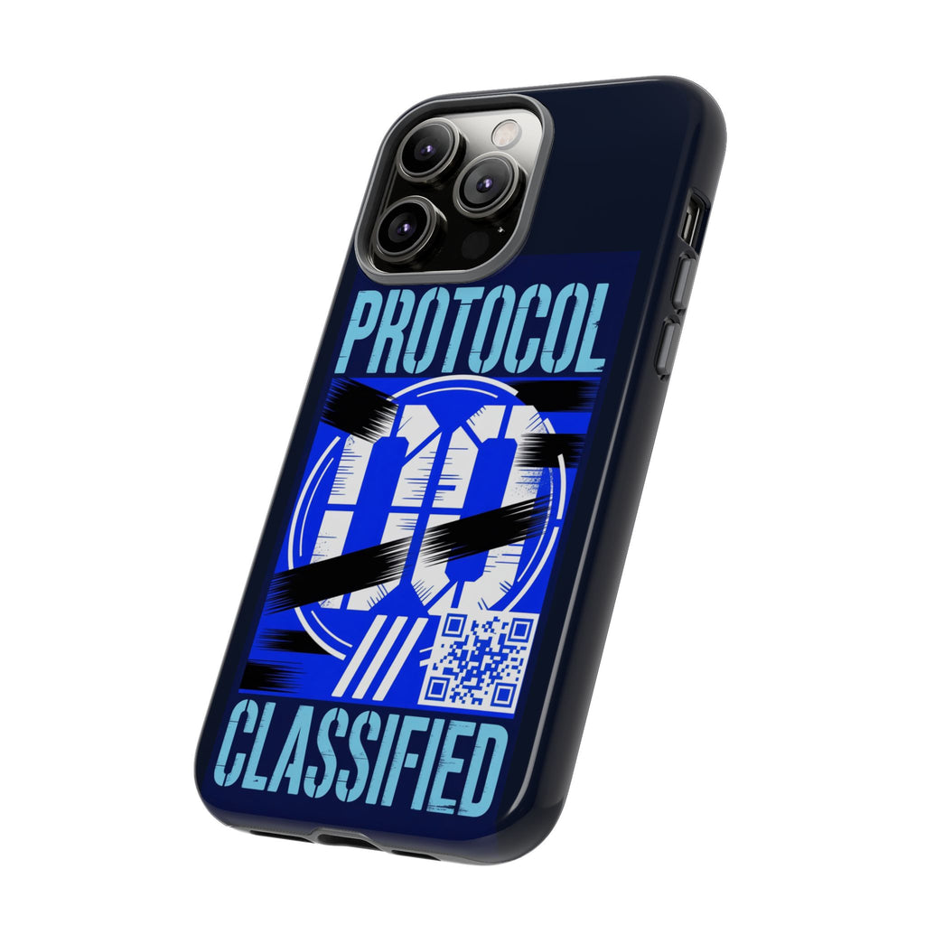 CipherCore Redacted Dual-Layer Phone Case | Digital-Era Identity Accessory