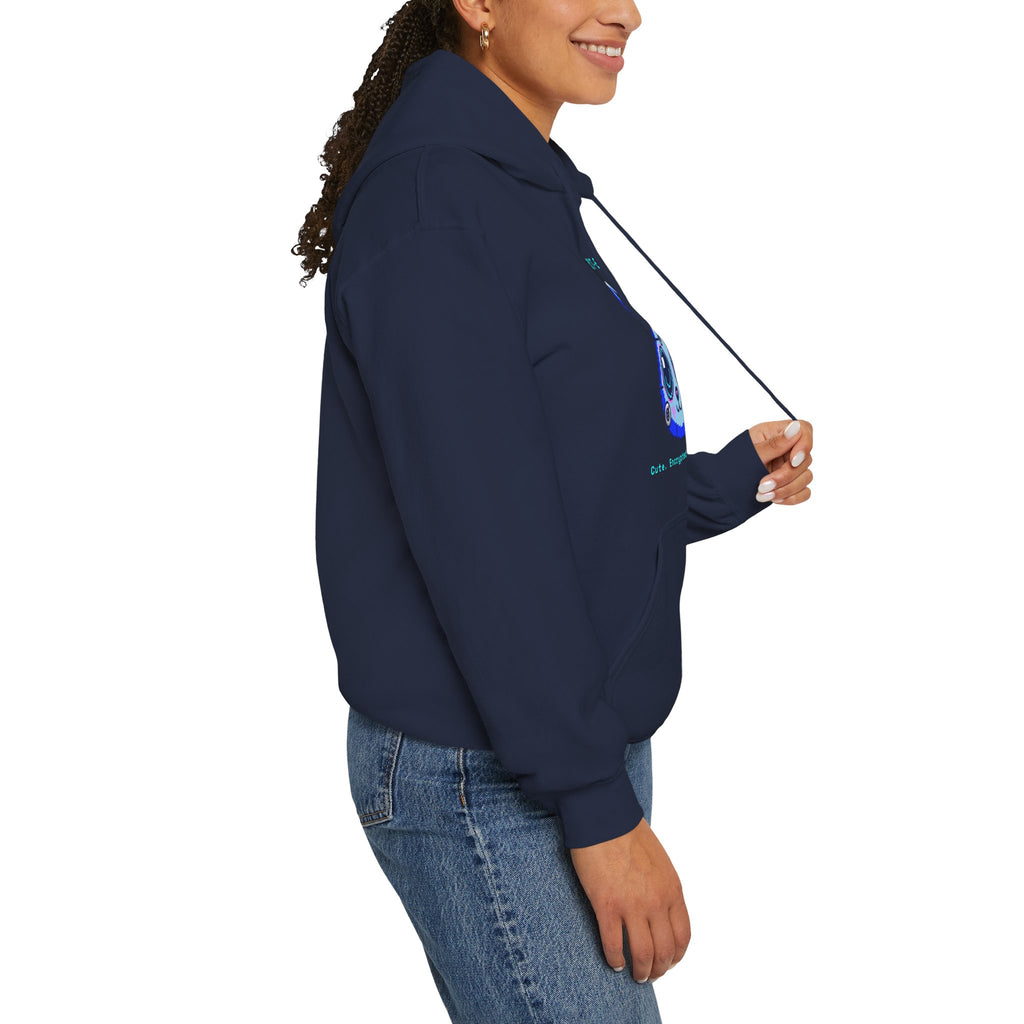 CipherCore Robot Bunny Graphic Hoodie | Digital-Era Identity Wear