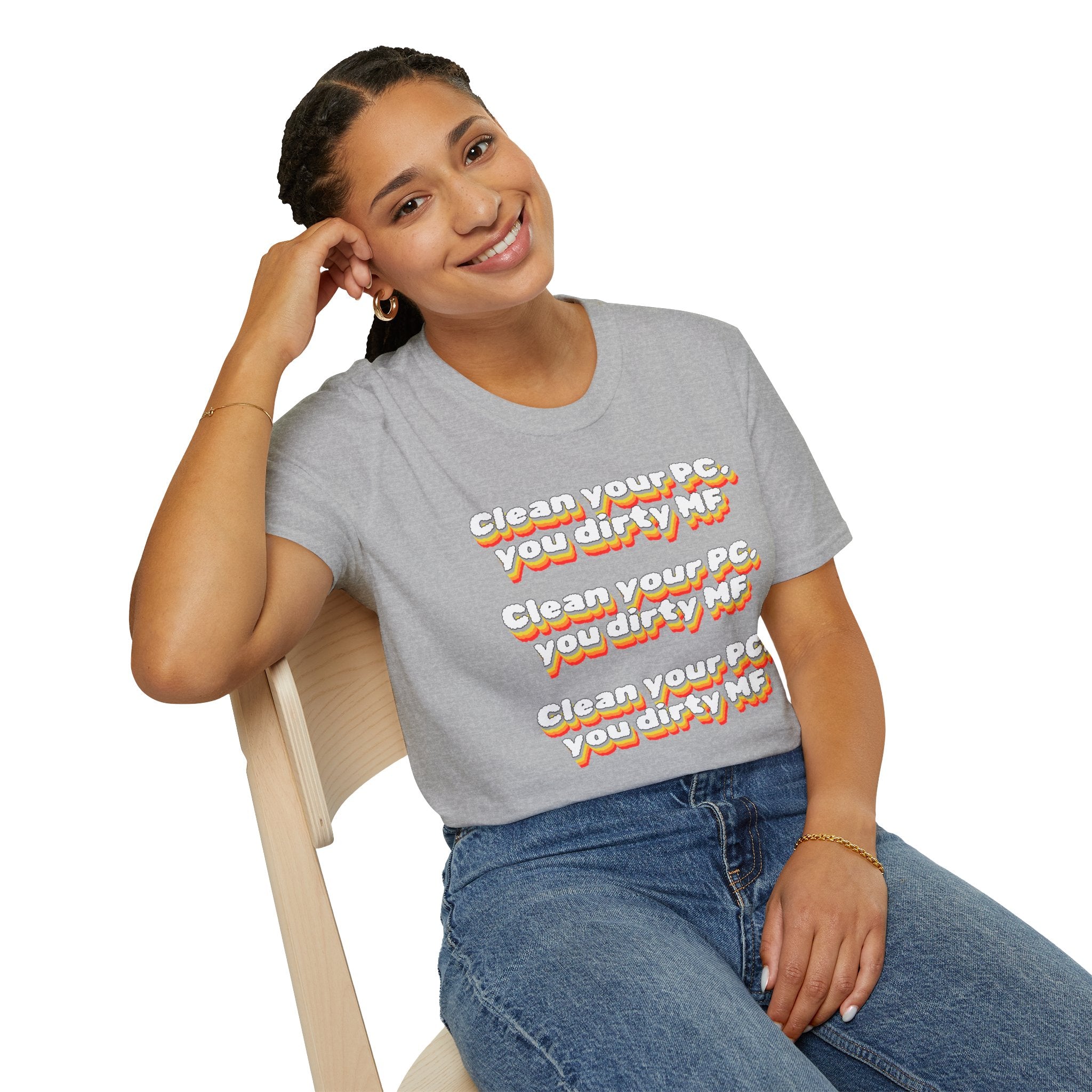 CipherCore Clean Your PC Graphic Tee | Digital-Era Identity Wear