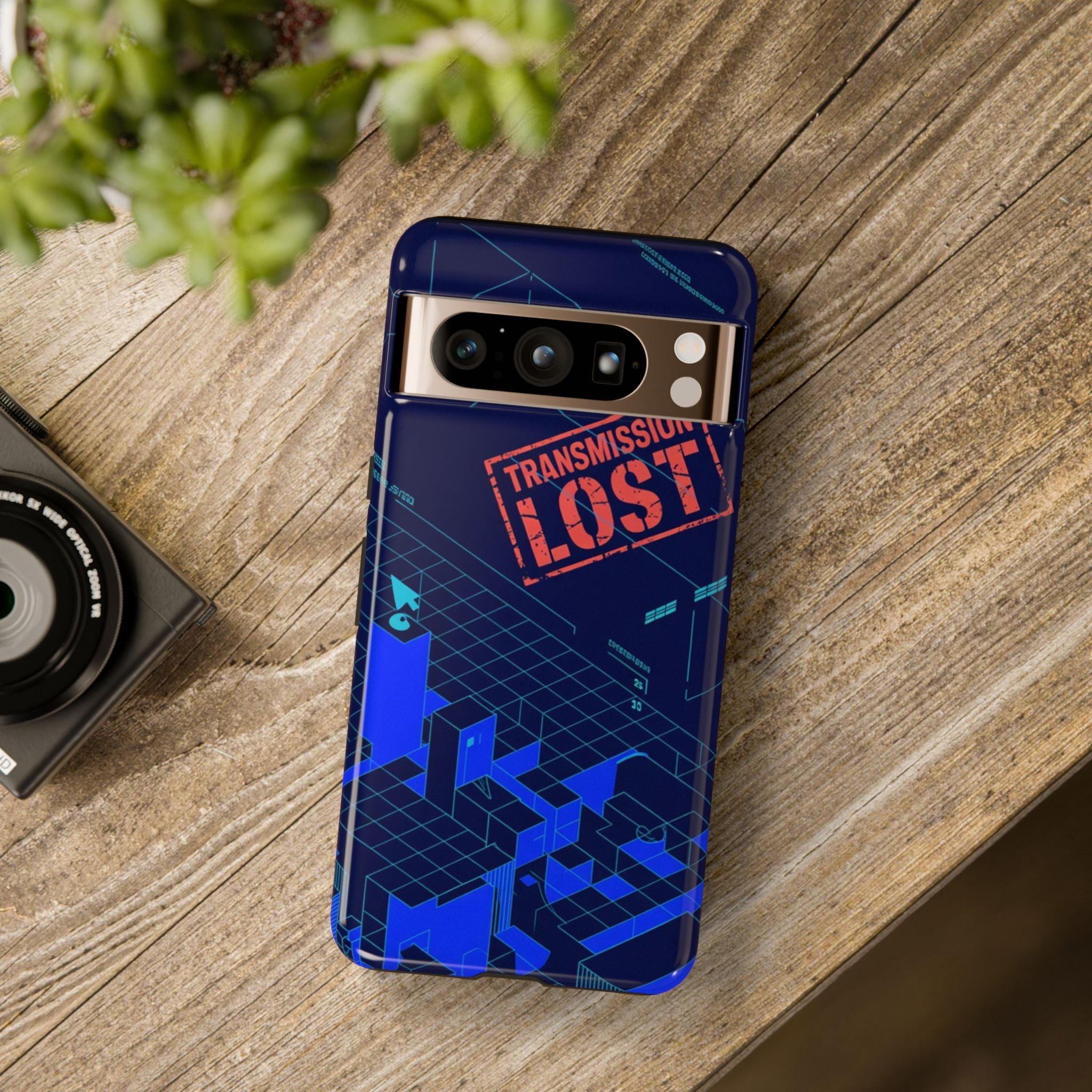 CipherCore Signal Void Flexi Phone Case | Digital-Era Identity Accessory