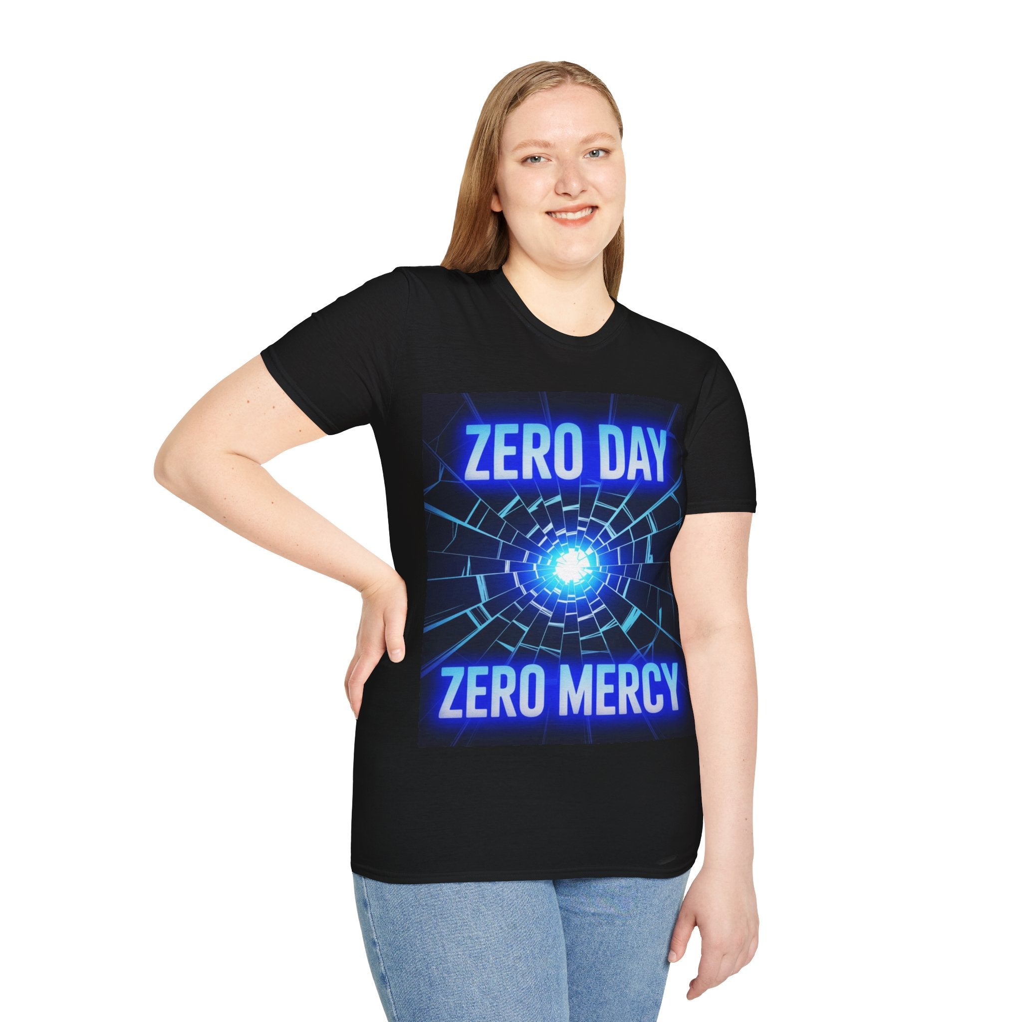 CipherCore Zero Day Zero Mercy Graphic Tee | Digital-Era Identity Wear