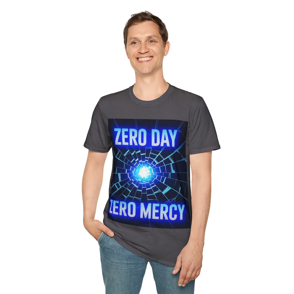 CipherCore Zero Day Zero Mercy Graphic Tee | Digital-Era Identity Wear