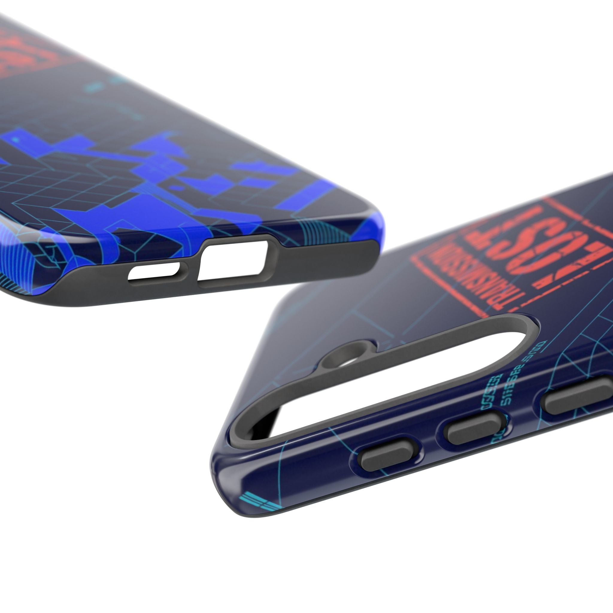 CipherCore Signal Void Flexi Phone Case | Digital-Era Identity Accessory