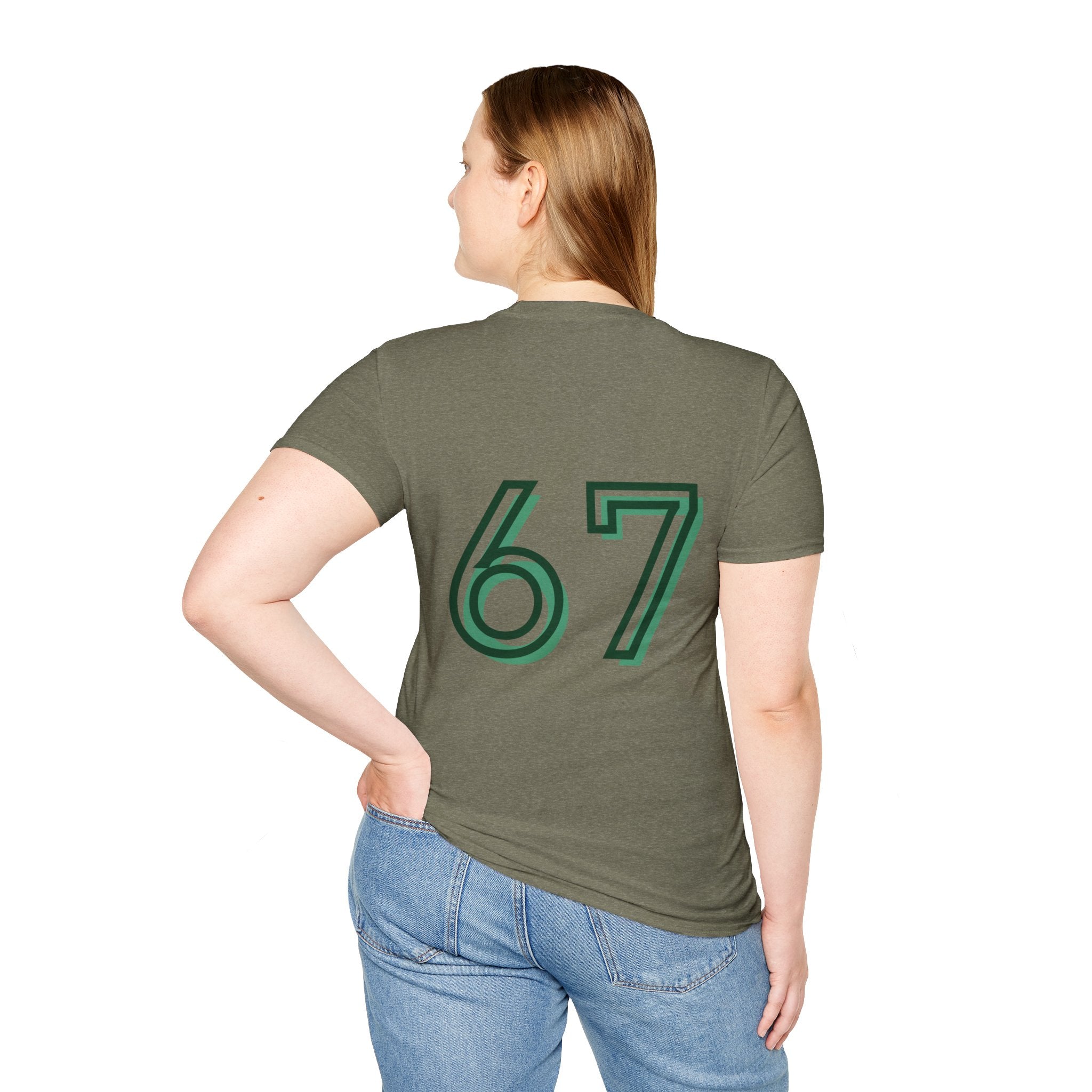 CipherCore 67 Retro Athletic Graphic Tee | Digital-Era Identity Wear