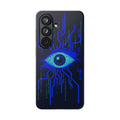 CipherCore Retinal Scan Flexi Phone Case | Digital-Era Identity Accessory