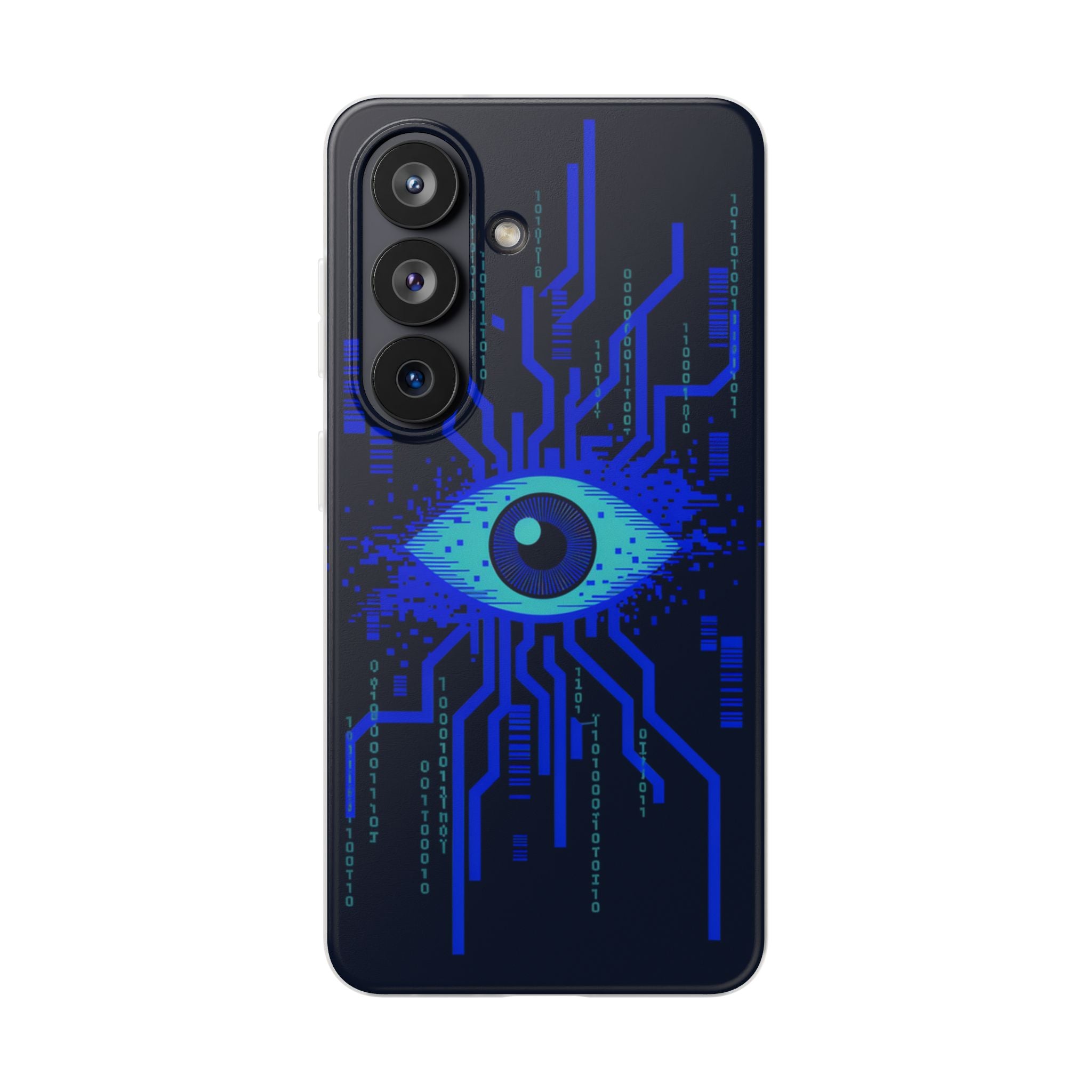 CipherCore Retinal Scan Flexi Phone Case | Digital-Era Identity Accessory