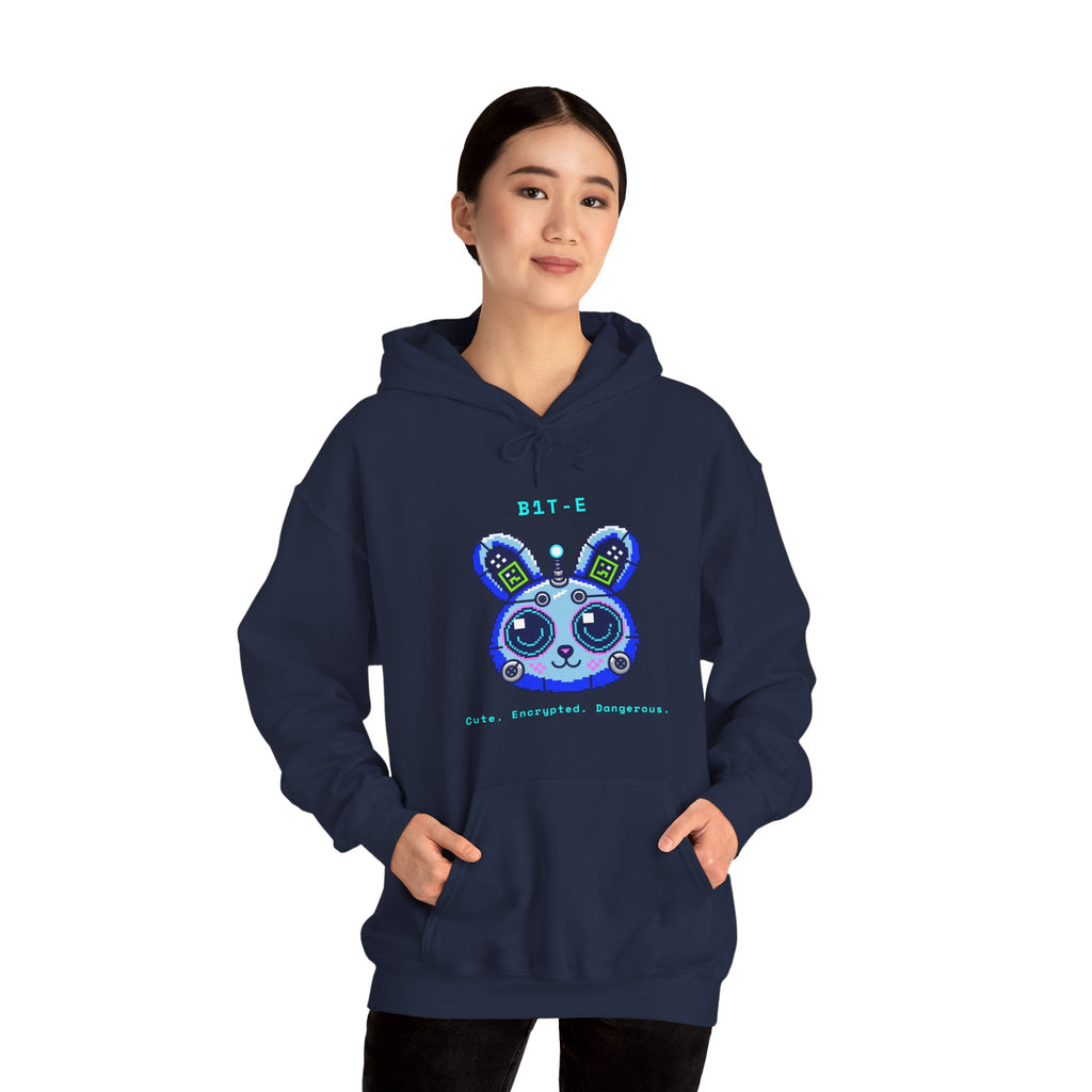 CipherCore Robot Bunny Graphic Hoodie | Digital-Era Identity Wear