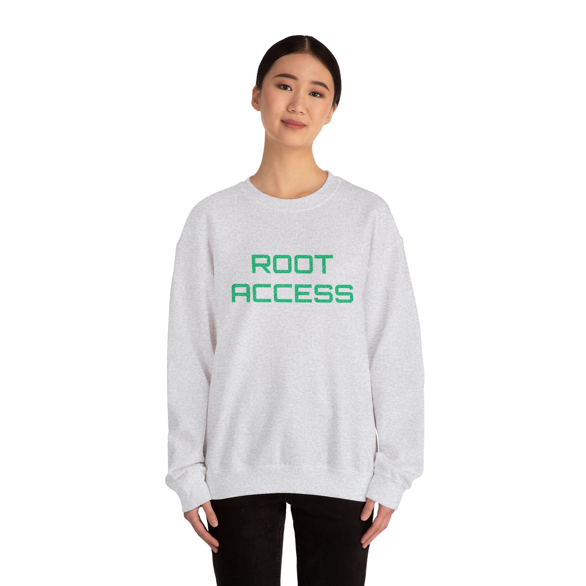 CipherCore Root Access Embroidered Sweatshirt | Digital-Era Identity Wear