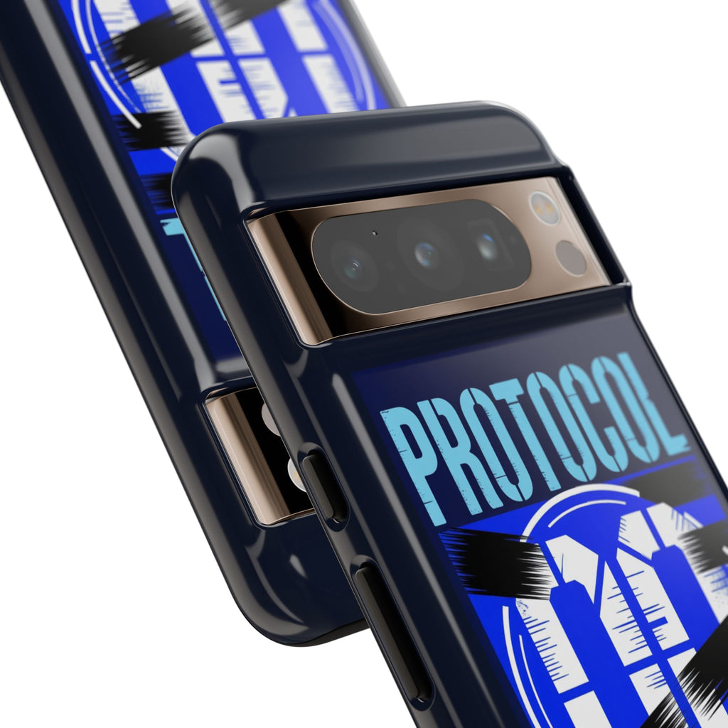 CipherCore Redacted Dual-Layer Phone Case | Digital-Era Identity Accessory