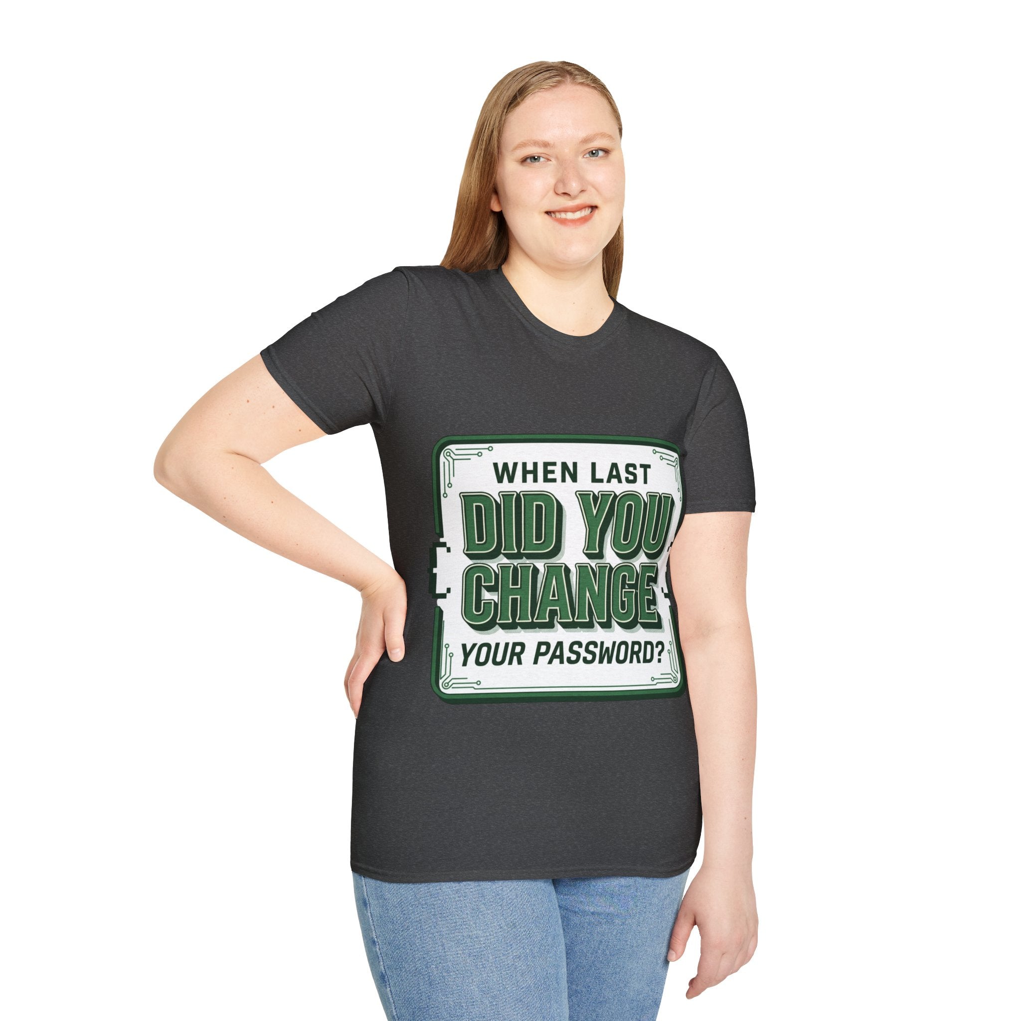 CipherCore Password Reminder Graphic Tee | Digital-Era Identity Wear