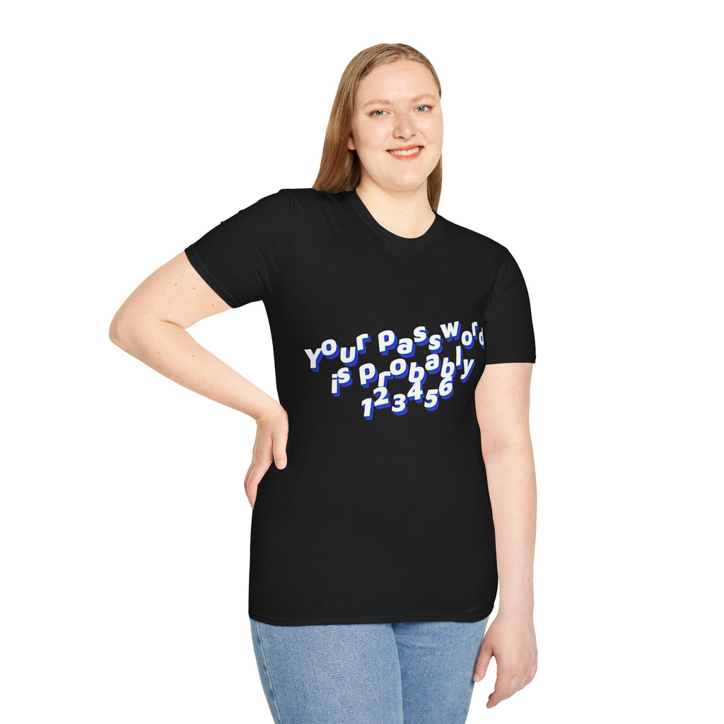 CipherCore Your Password Graphic Tee | Digital-Era Identity Wear