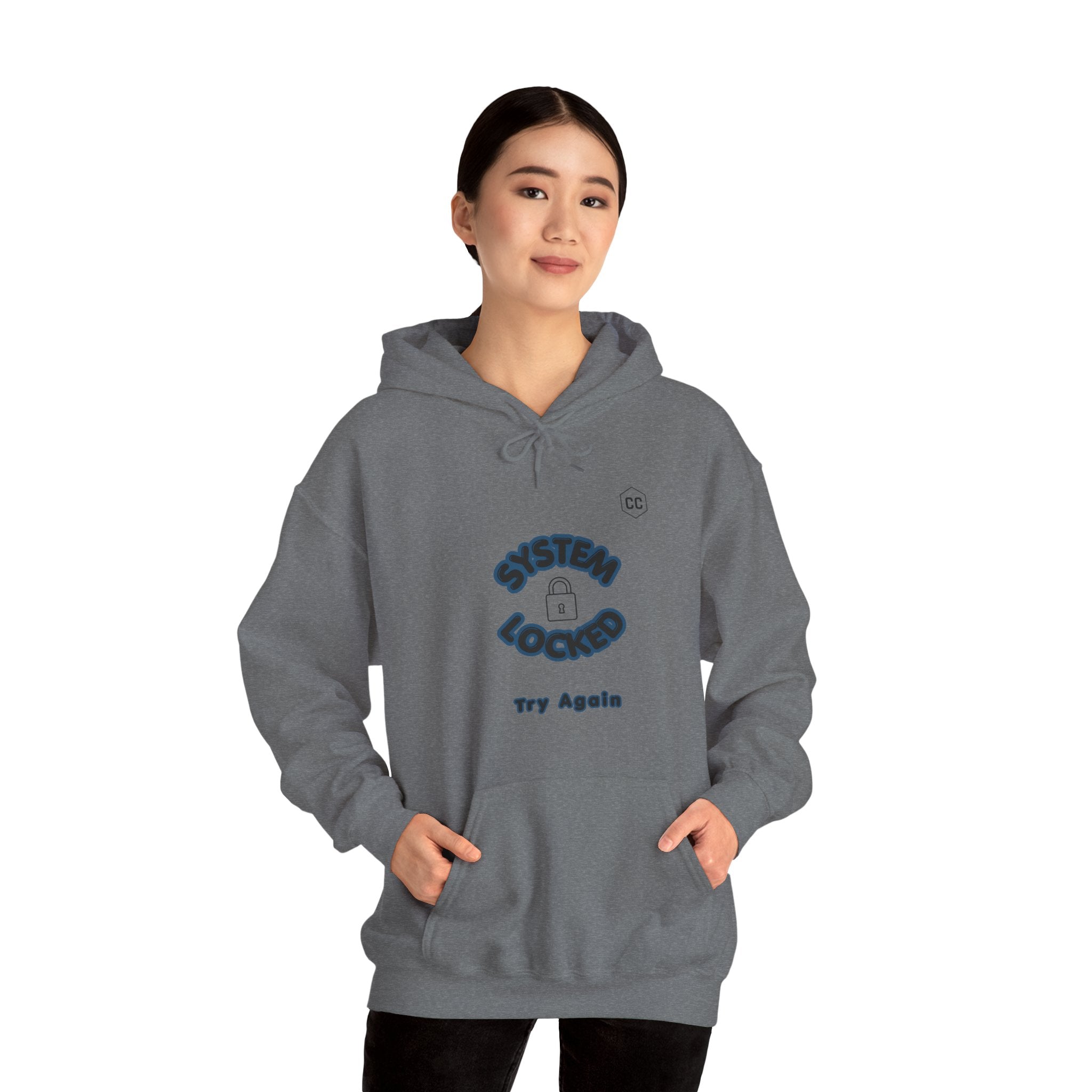 CipherCore System Locked Graphic Hoodie | Digital-Era Identity Wear