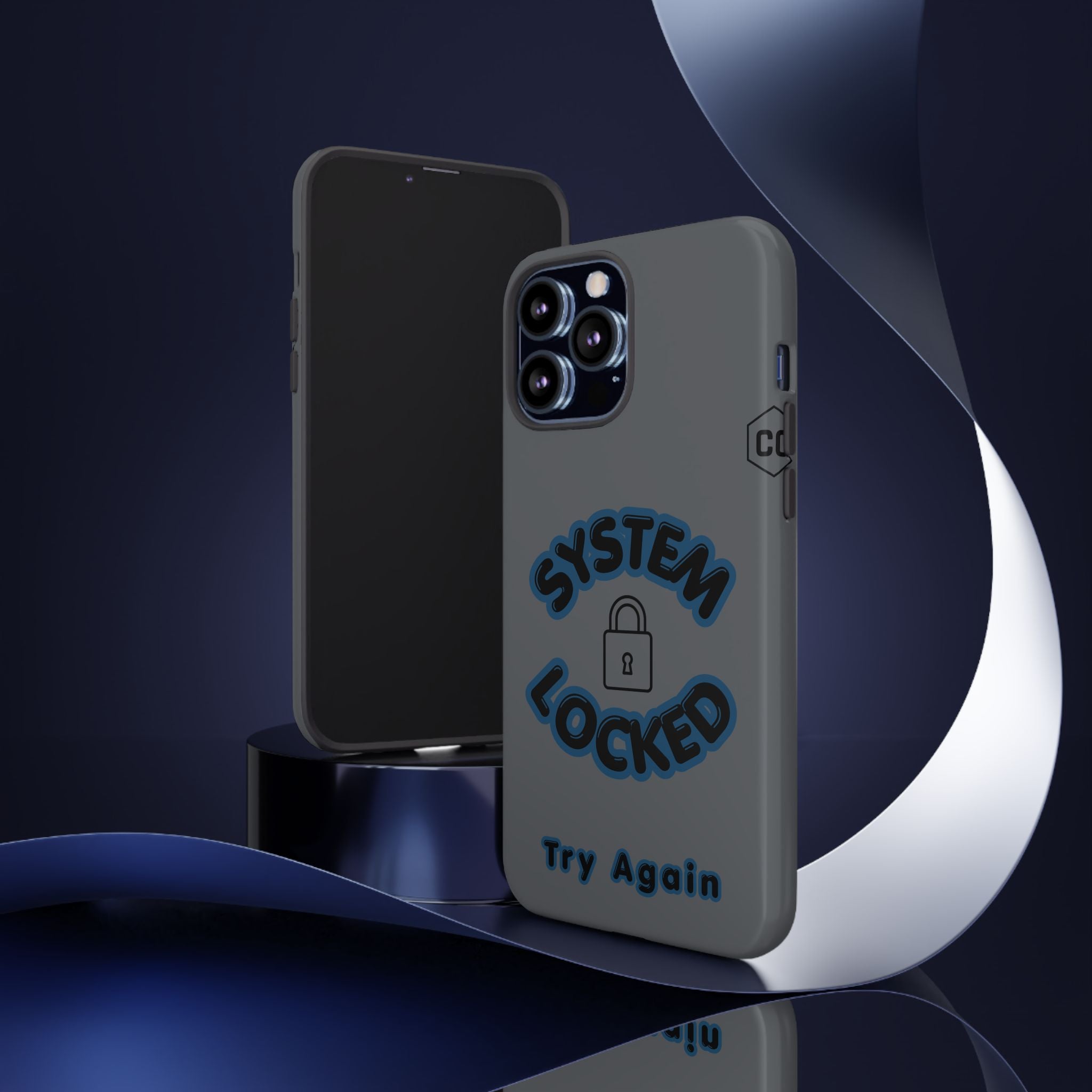 CipherCore System Locked Dual-Layer Phone Case | Digital-Era Identity Accessory