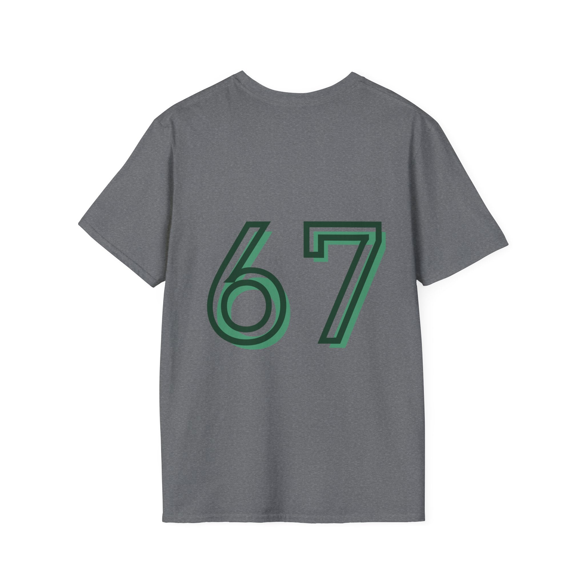 CipherCore 67 Retro Athletic Graphic Tee | Digital-Era Identity Wear