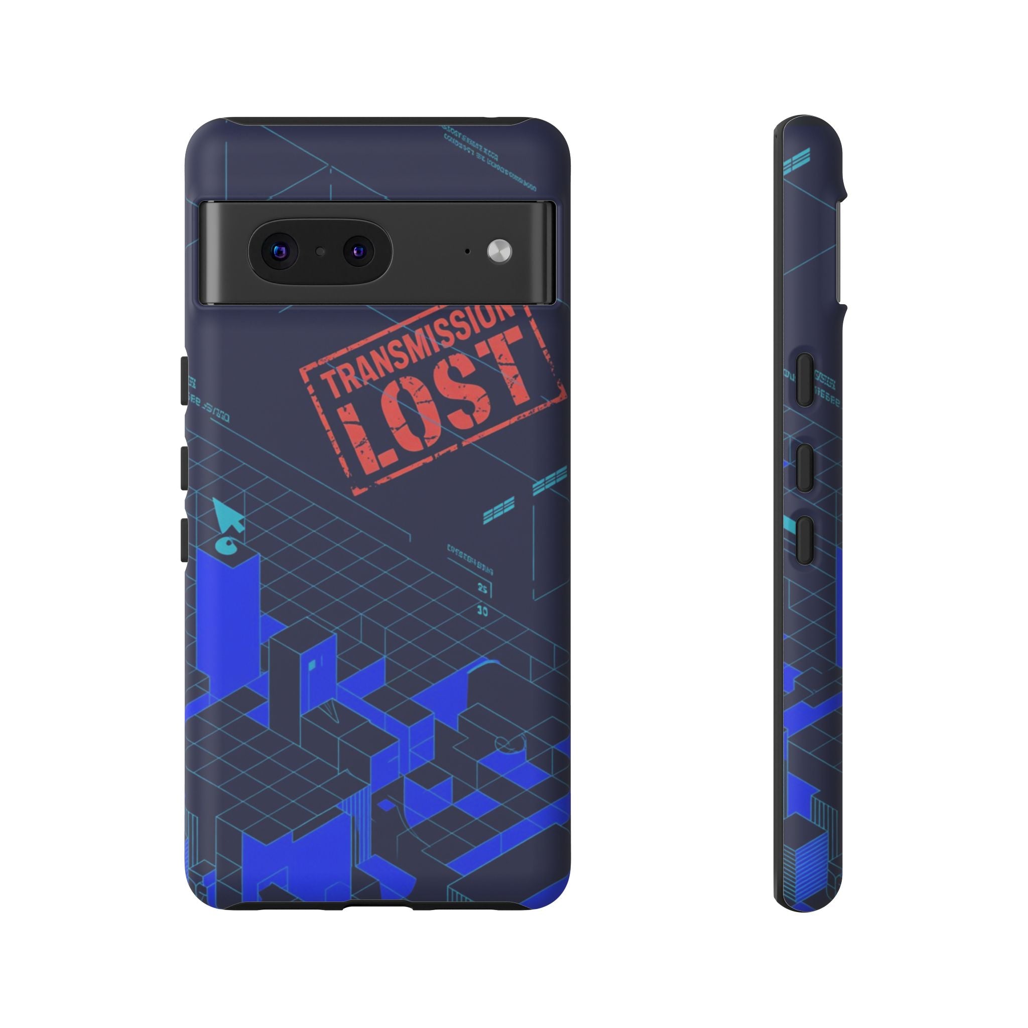 CipherCore Signal Void Flexi Phone Case | Digital-Era Identity Accessory