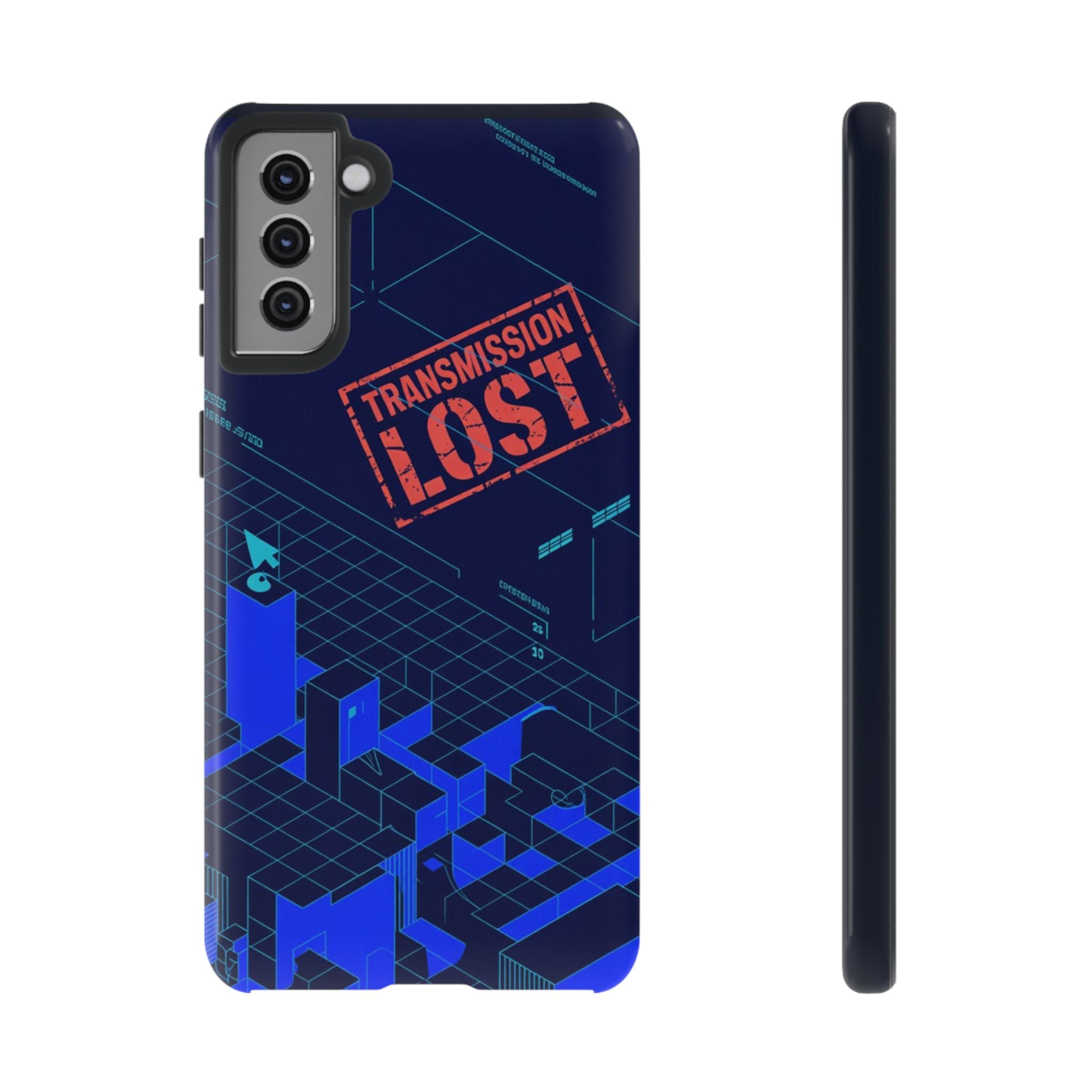 CipherCore Signal Void Flexi Phone Case | Digital-Era Identity Accessory