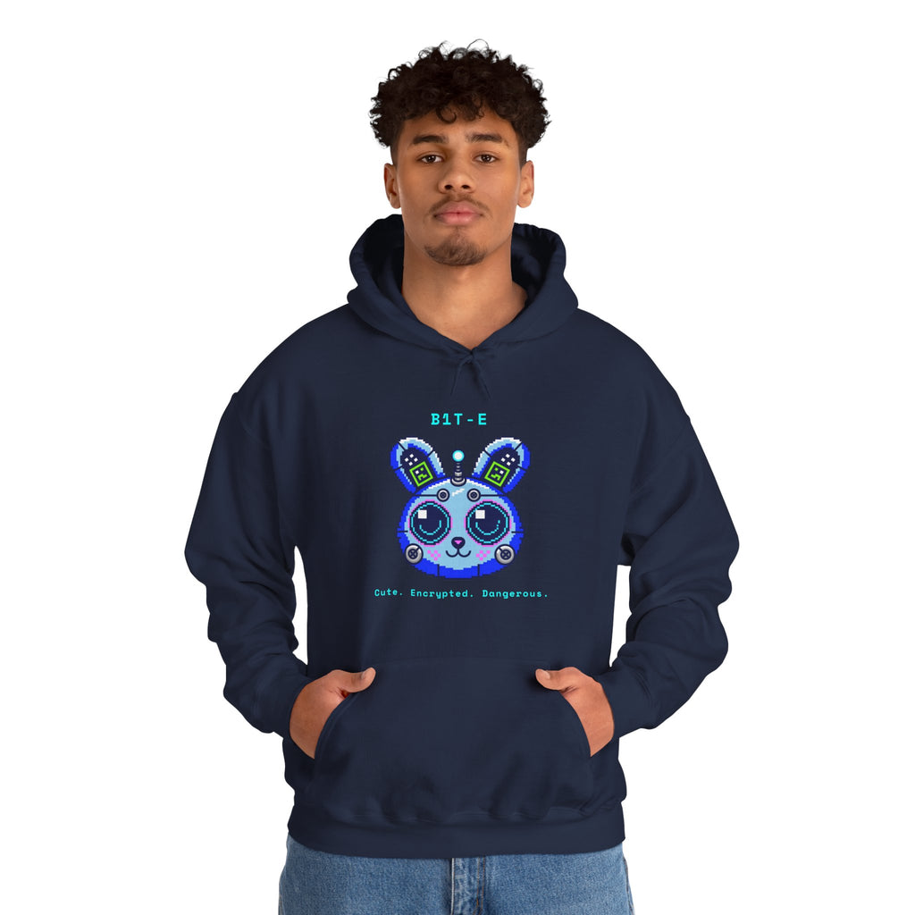 CipherCore Robot Bunny Graphic Hoodie | Digital-Era Identity Wear
