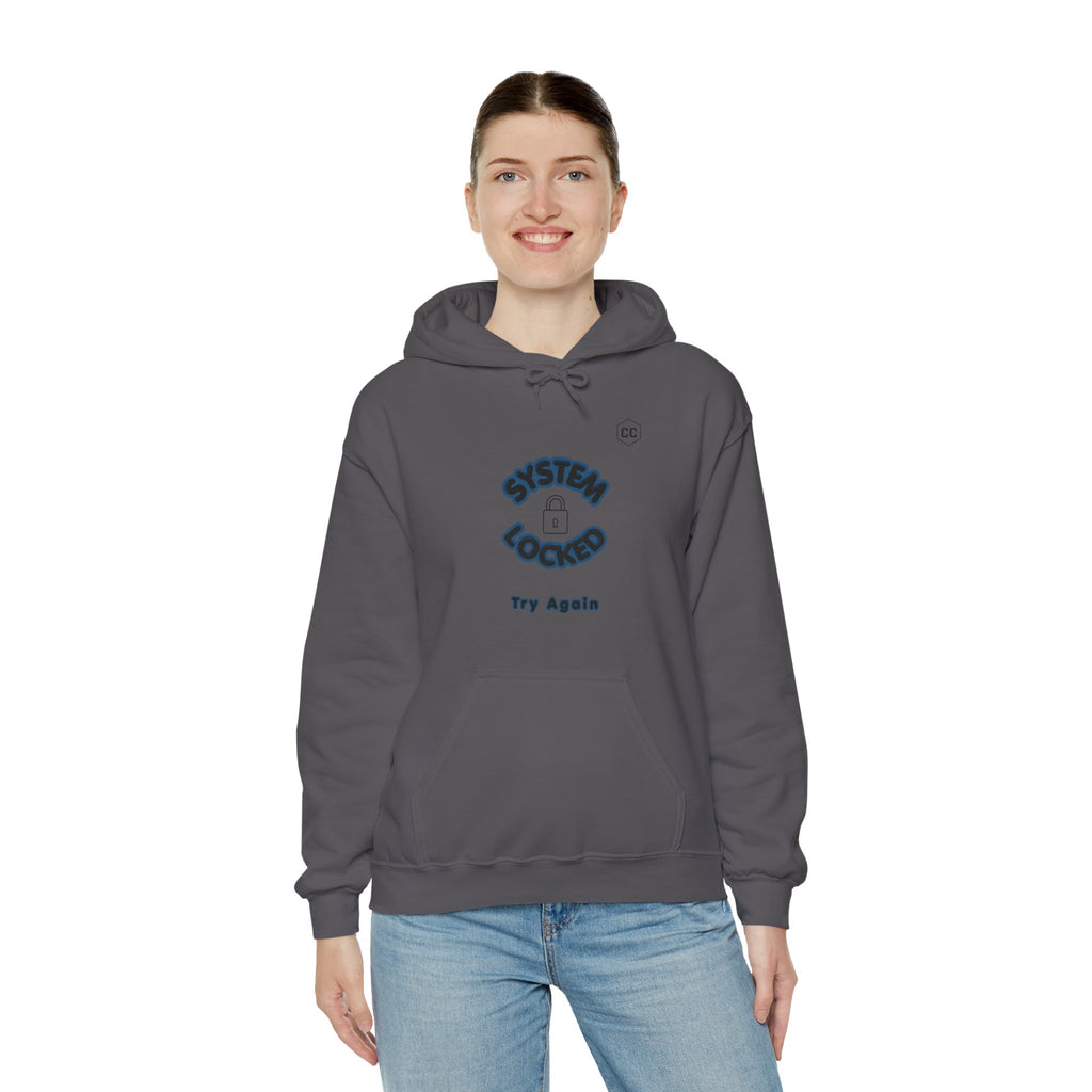 CipherCore System Locked Graphic Hoodie | Digital-Era Identity Wear