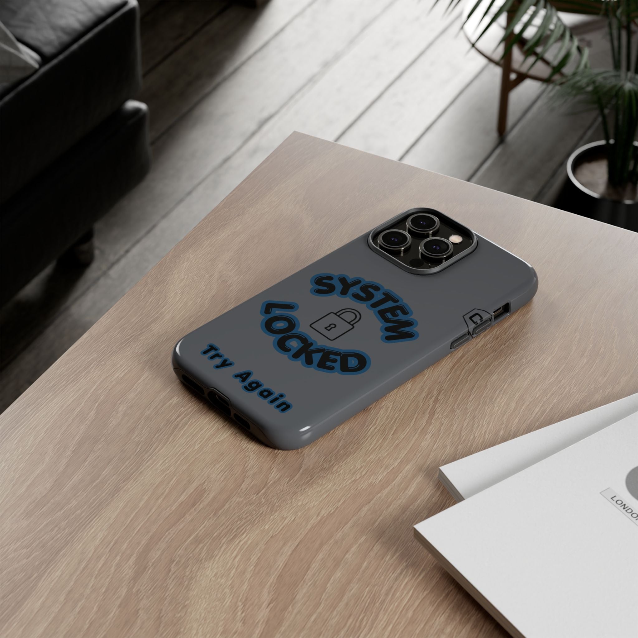 CipherCore System Locked Dual-Layer Phone Case | Digital-Era Identity Accessory