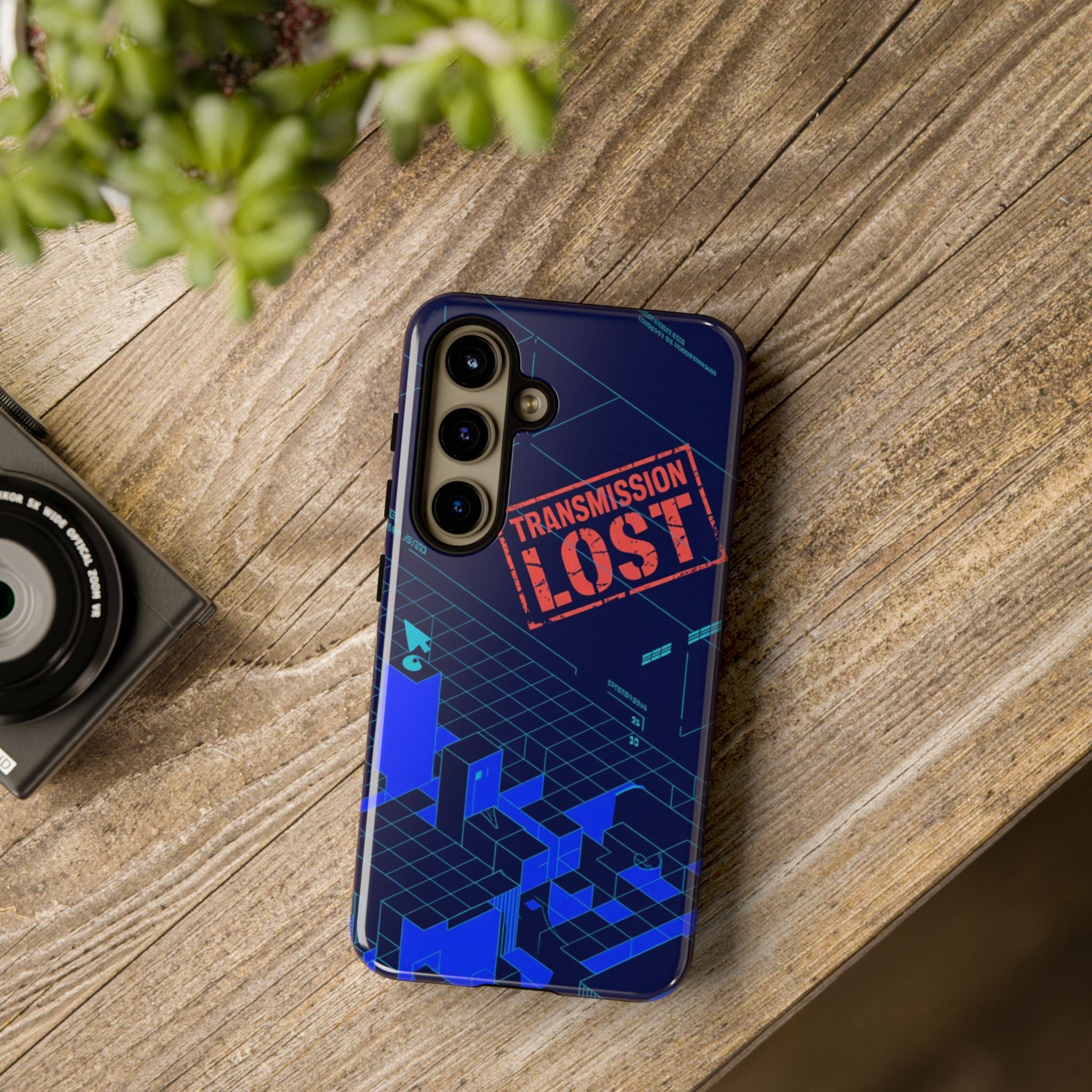 CipherCore Signal Void Flexi Phone Case | Digital-Era Identity Accessory