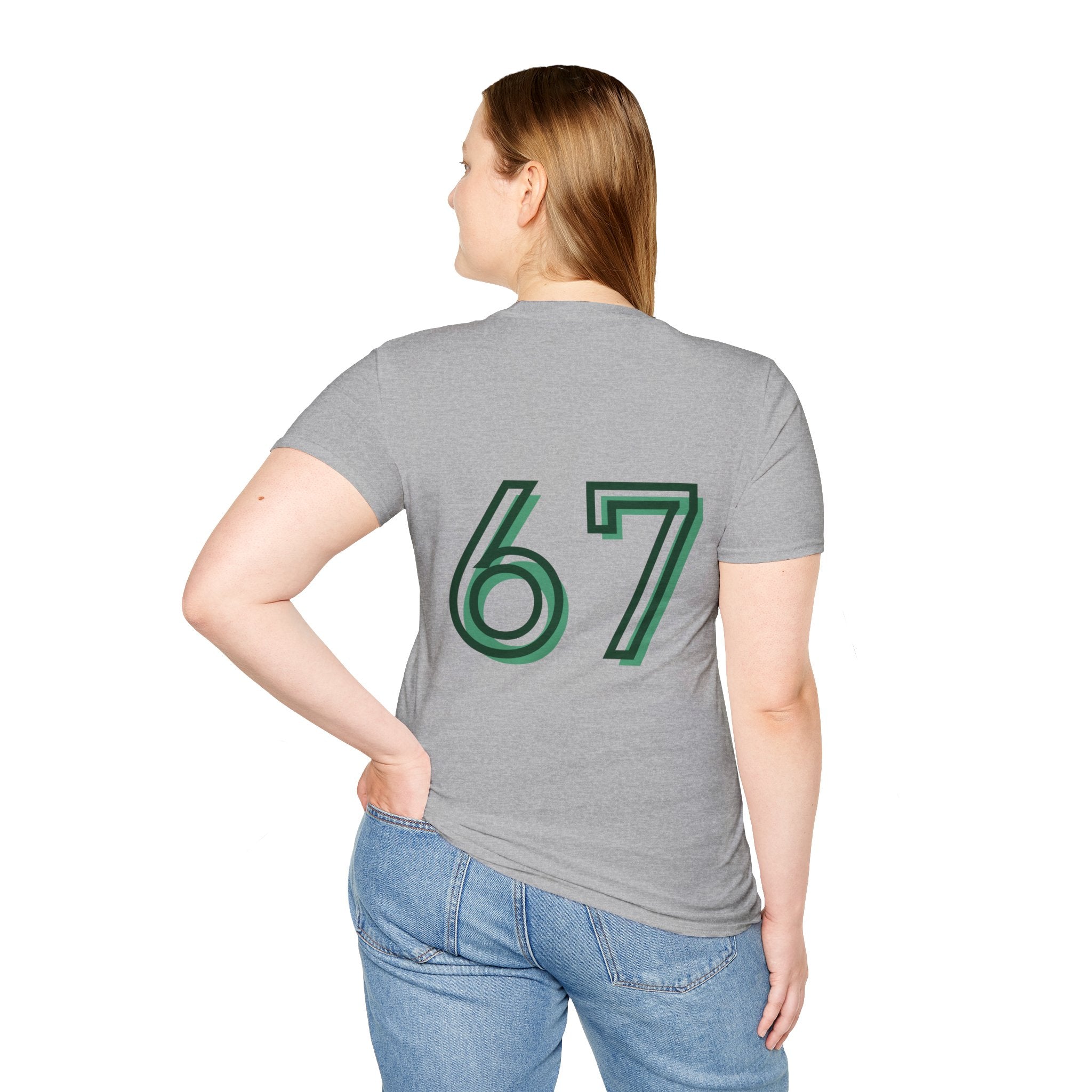 CipherCore 67 Retro Athletic Graphic Tee | Digital-Era Identity Wear
