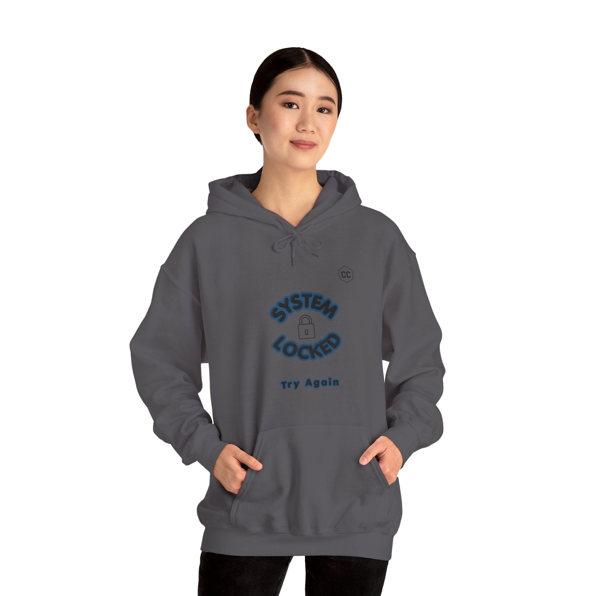 CipherCore System Locked Graphic Hoodie | Digital-Era Identity Wear