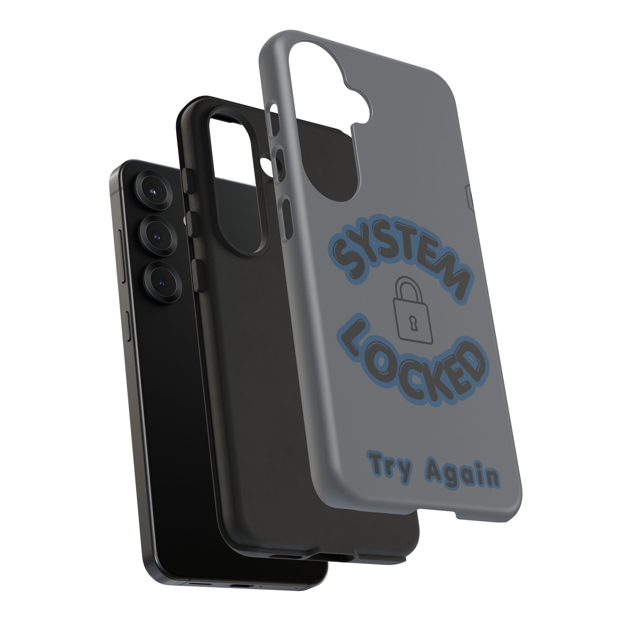 CipherCore System Locked Dual-Layer Phone Case | Digital-Era Identity Accessory