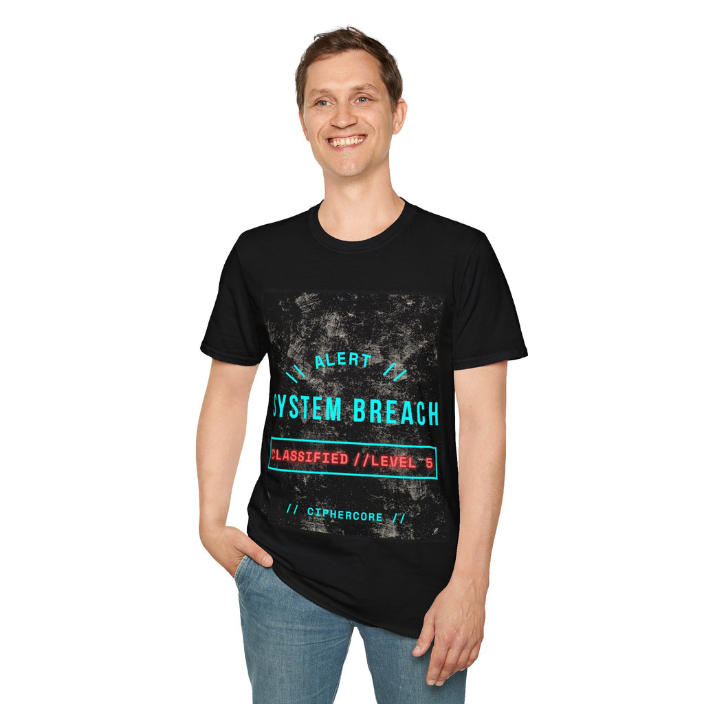 CipherCore System Breach Graphic Tee | Digital-Era Identity Wear