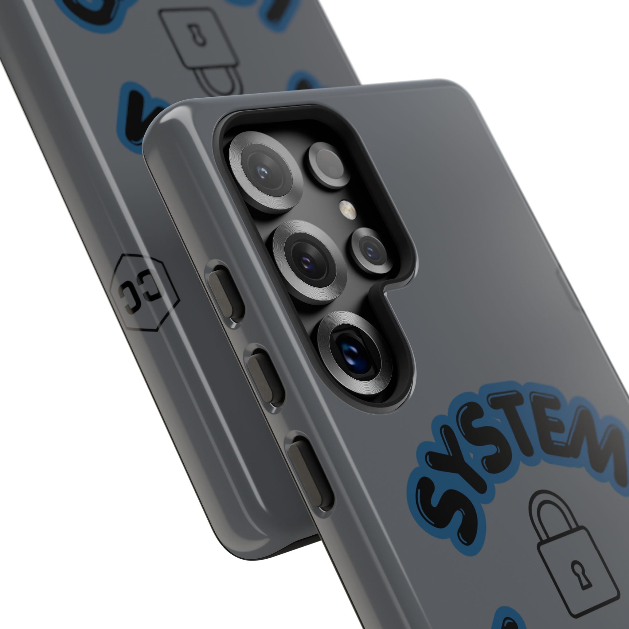 CipherCore System Locked Dual-Layer Phone Case | Digital-Era Identity Accessory