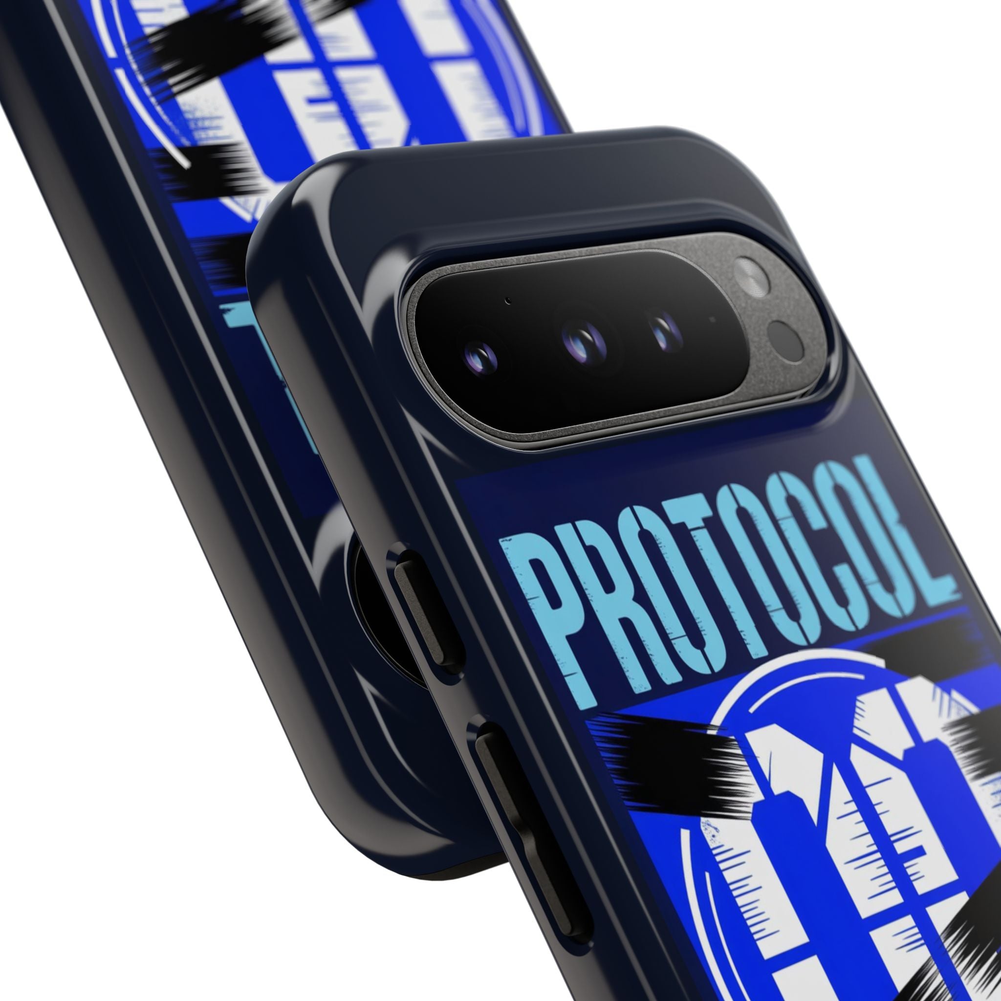 CipherCore Redacted Dual-Layer Phone Case | Digital-Era Identity Accessory