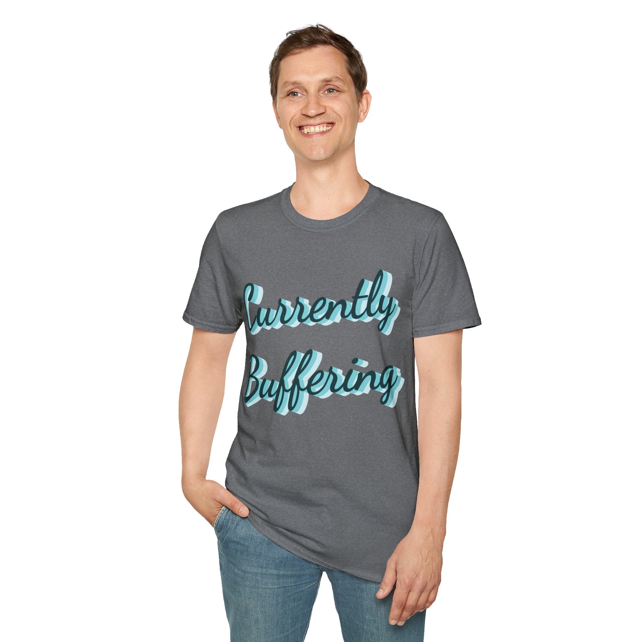 CipherCore Currently Buffering Graphic Tee | Digital-Era Identity Wear