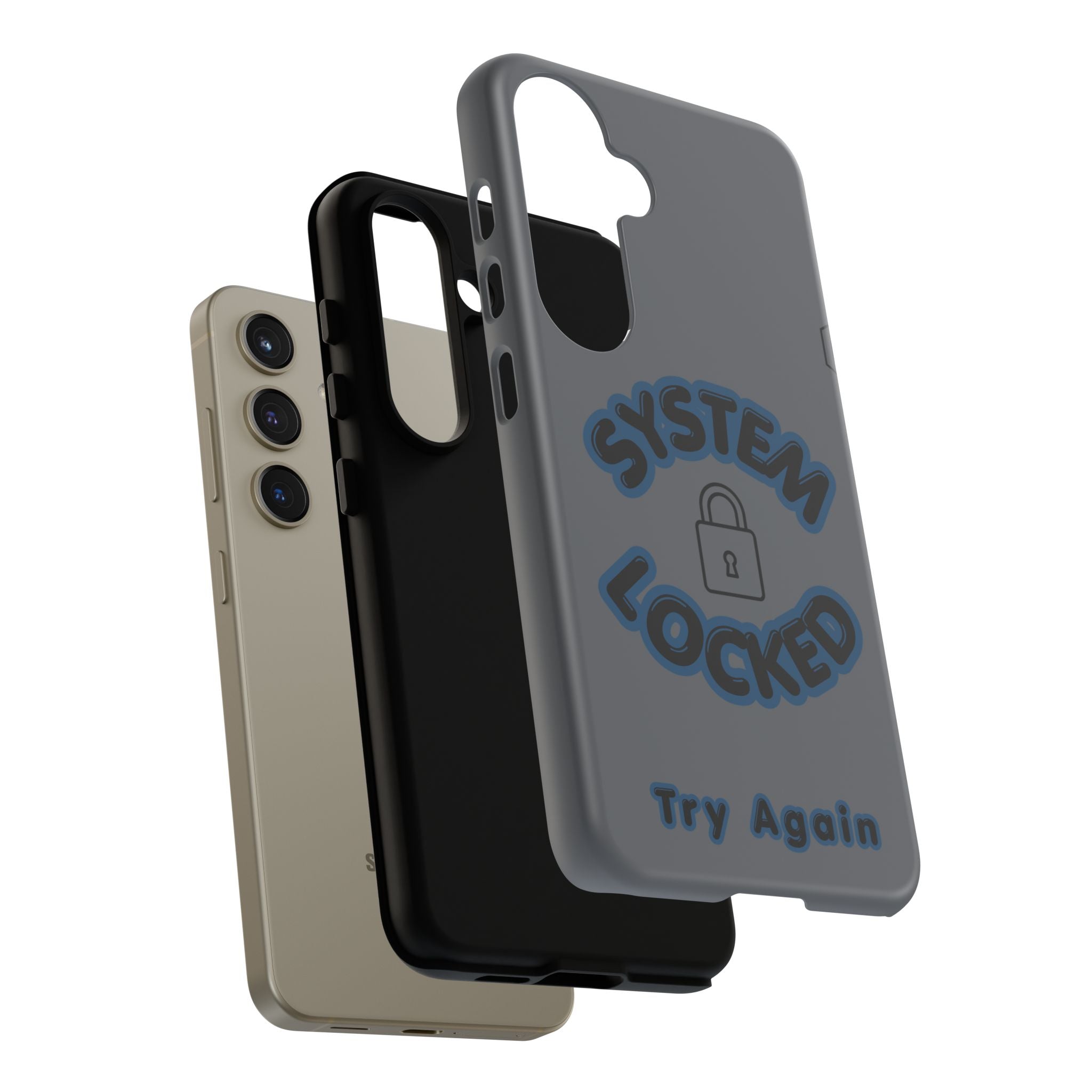 CipherCore System Locked Dual-Layer Phone Case | Digital-Era Identity Accessory
