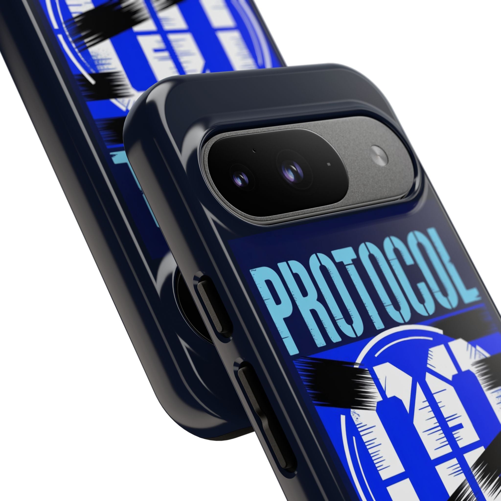 CipherCore Redacted Dual-Layer Phone Case | Digital-Era Identity Accessory