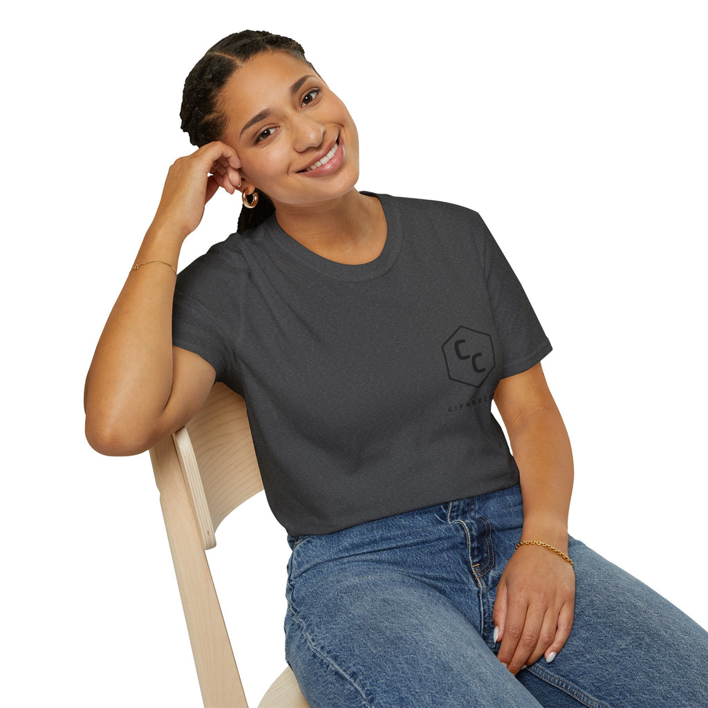 CipherCore 67 Retro Athletic Graphic Tee | Digital-Era Identity Wear